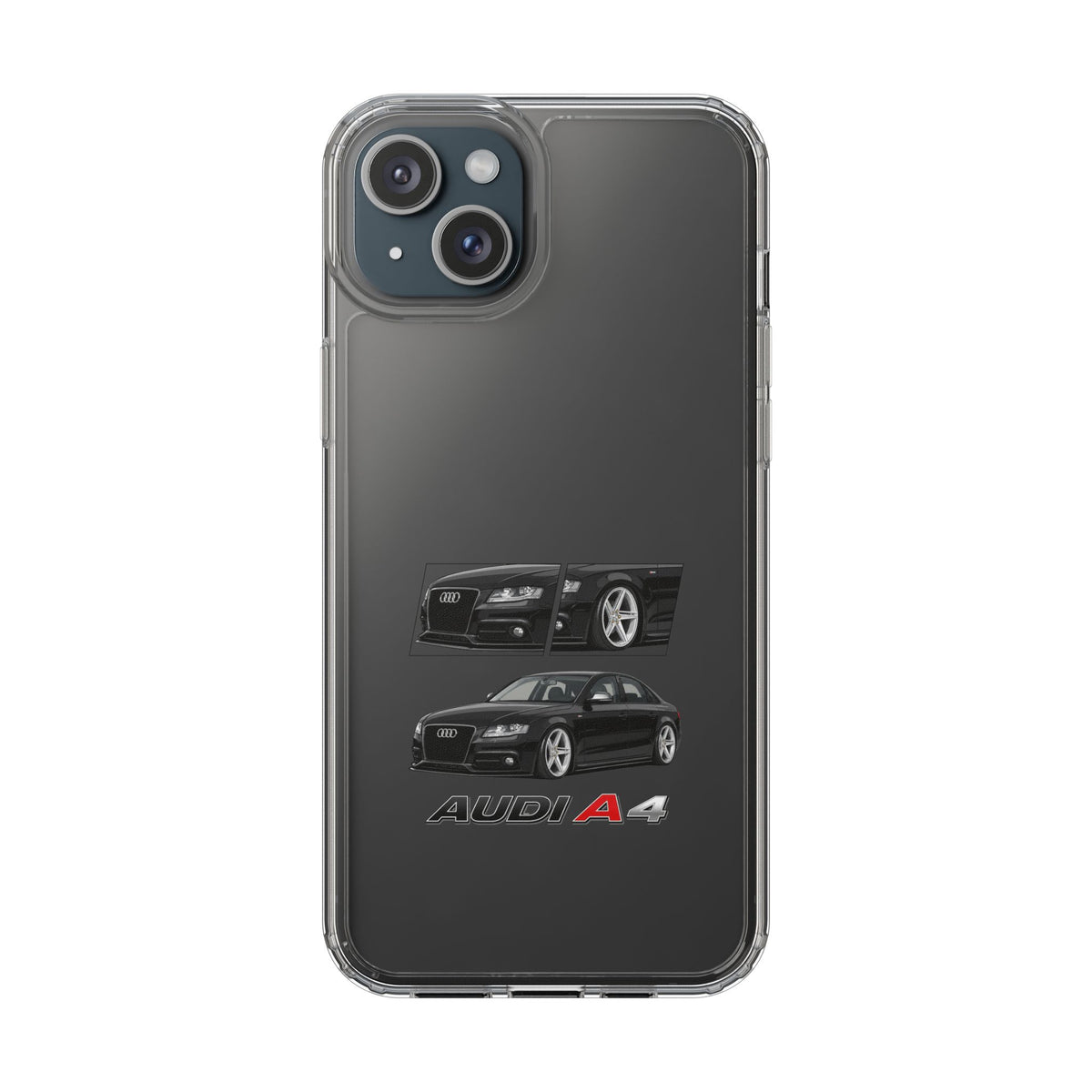 BLACK B8 AUDI A4 PHONE CASES