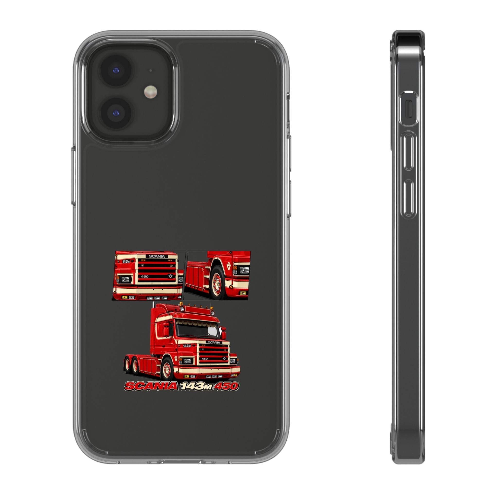 RED SCANIA 450 143M PHONE CASES