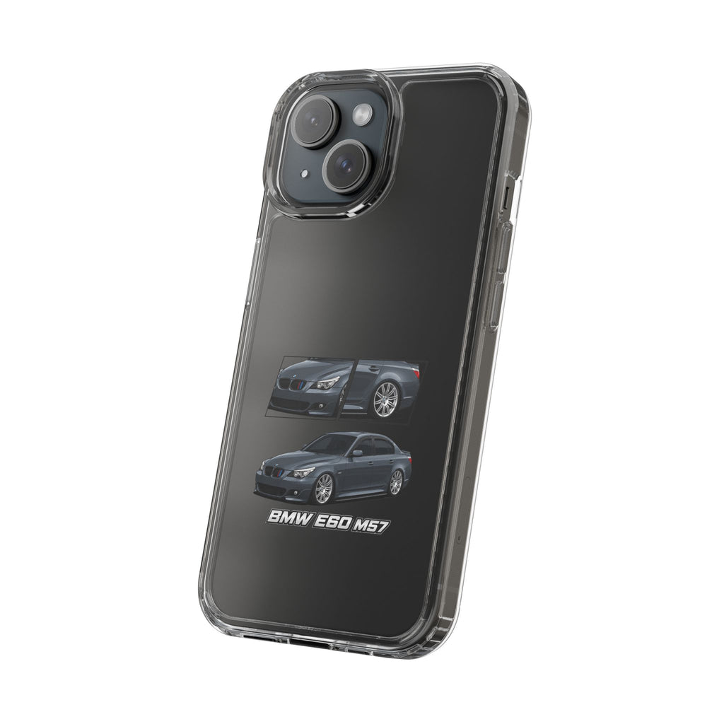GREY BMW E60 PHONE CASES