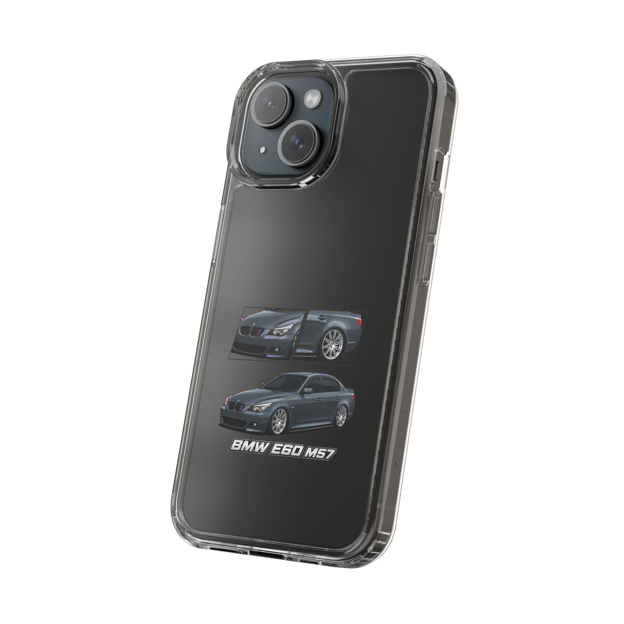 GREY BMW E60 PHONE CASES
