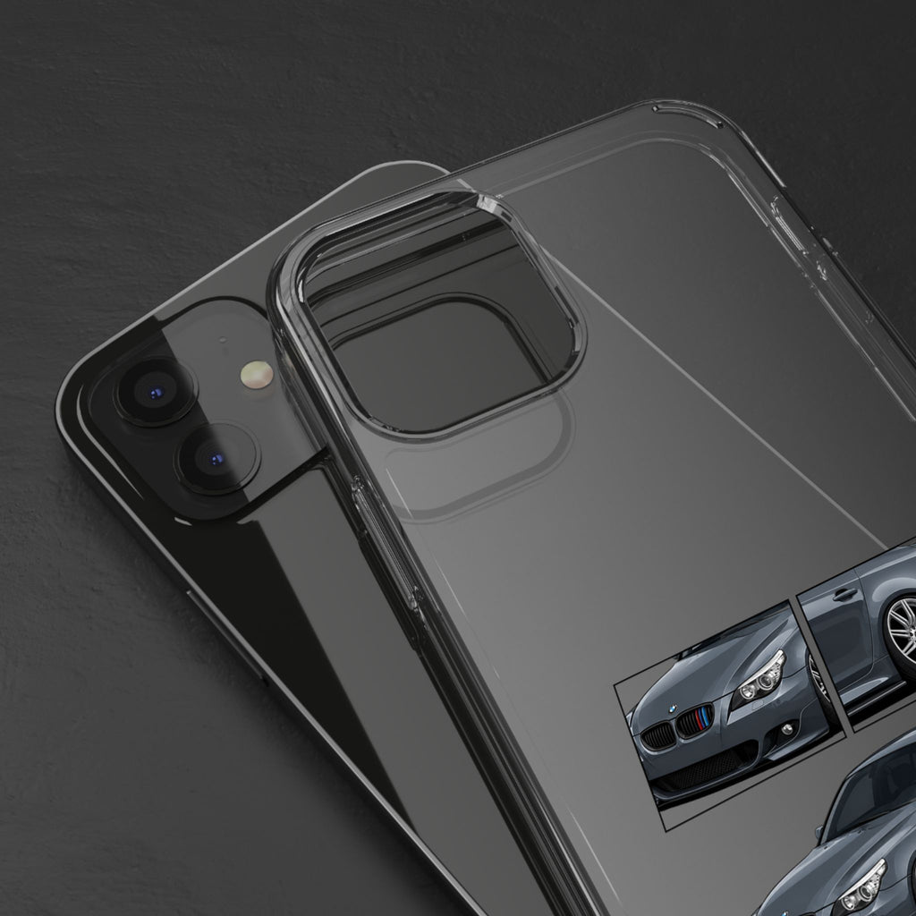 GREY BMW E60 PHONE CASES