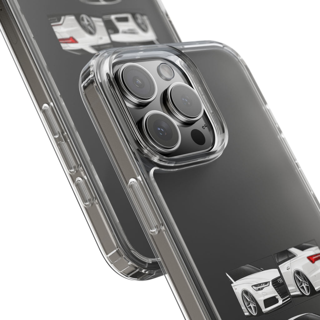 WHITE AUDI A6 PHONE CASES
