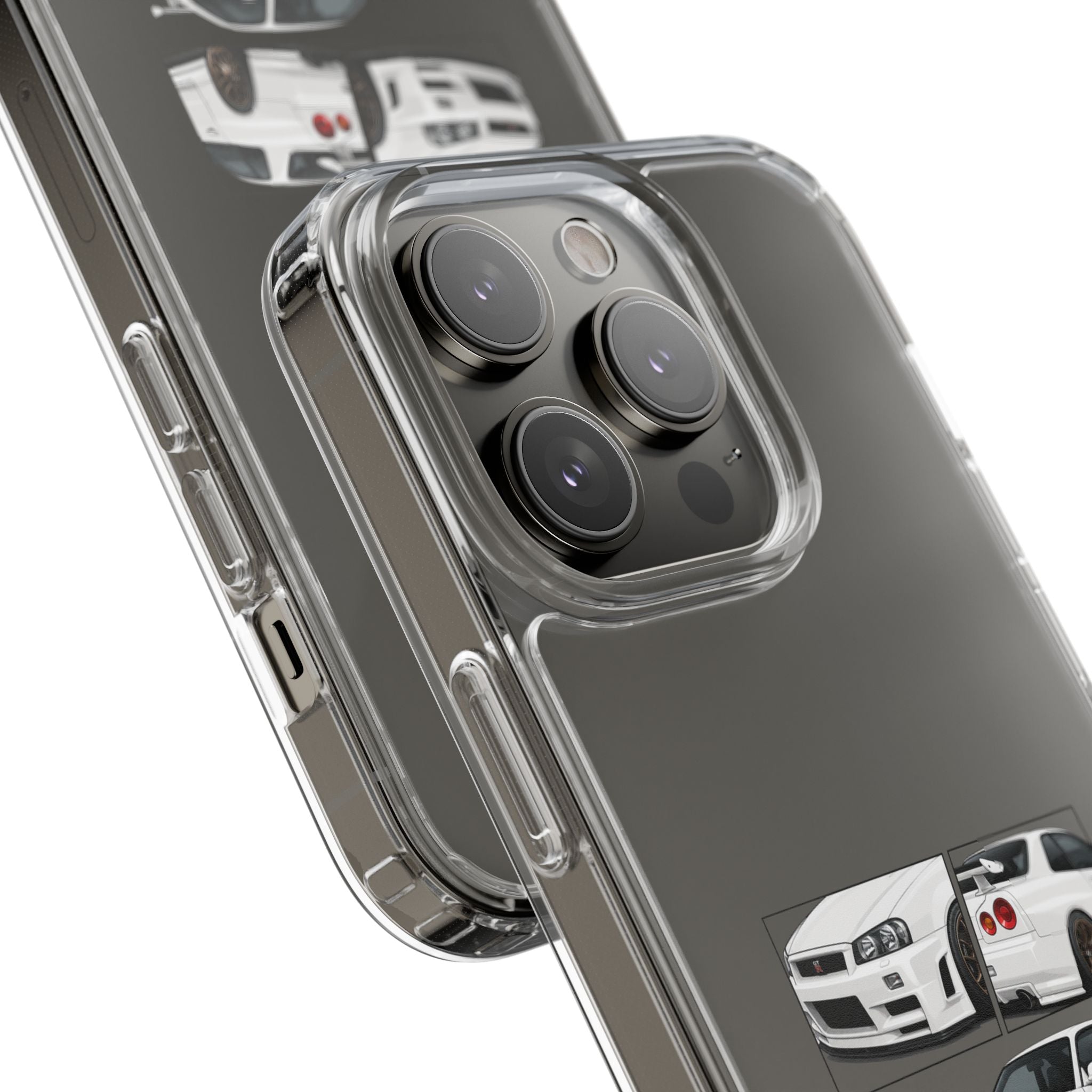 WHITE R34 GTR PHONE CASES