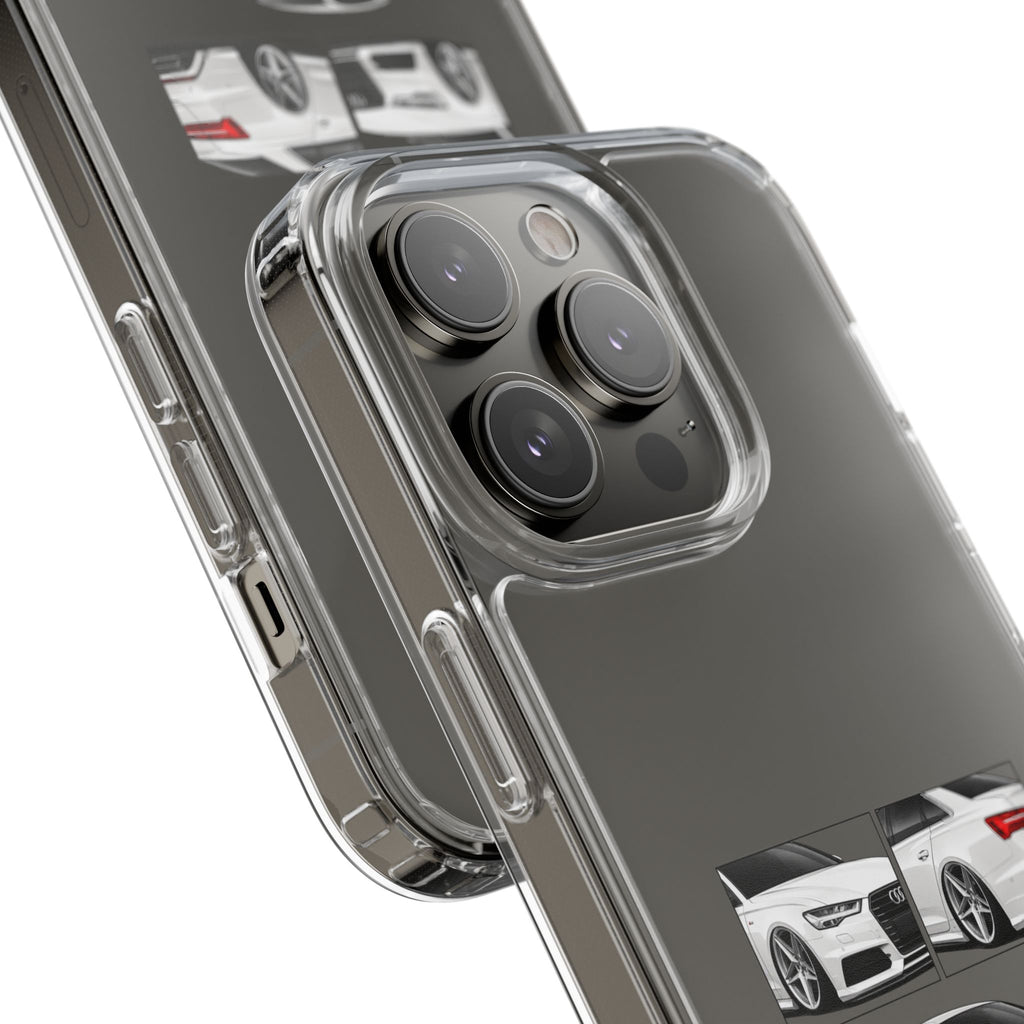WHITE AUDI A6 PHONE CASES