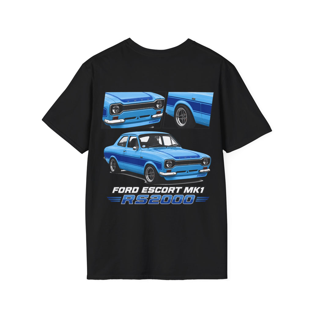 BLUE FORD ESCORT MK1 RS2000 T-SHIRT
