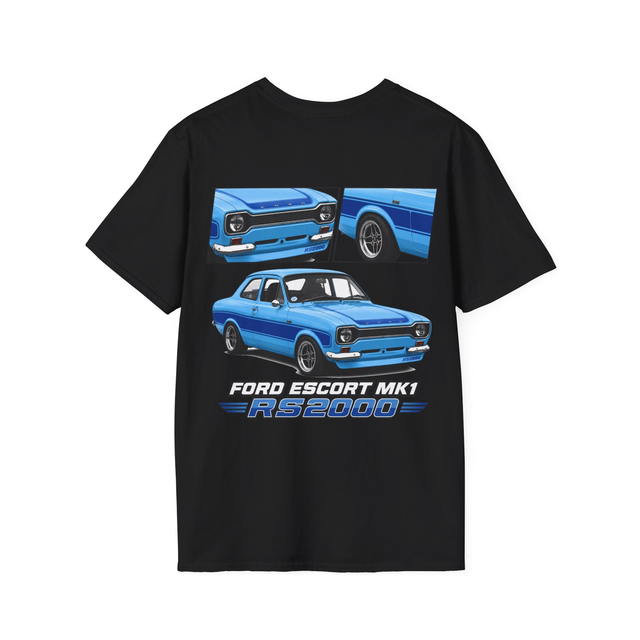 BLUE FORD ESCORT MK1 RS2000 T-SHIRT