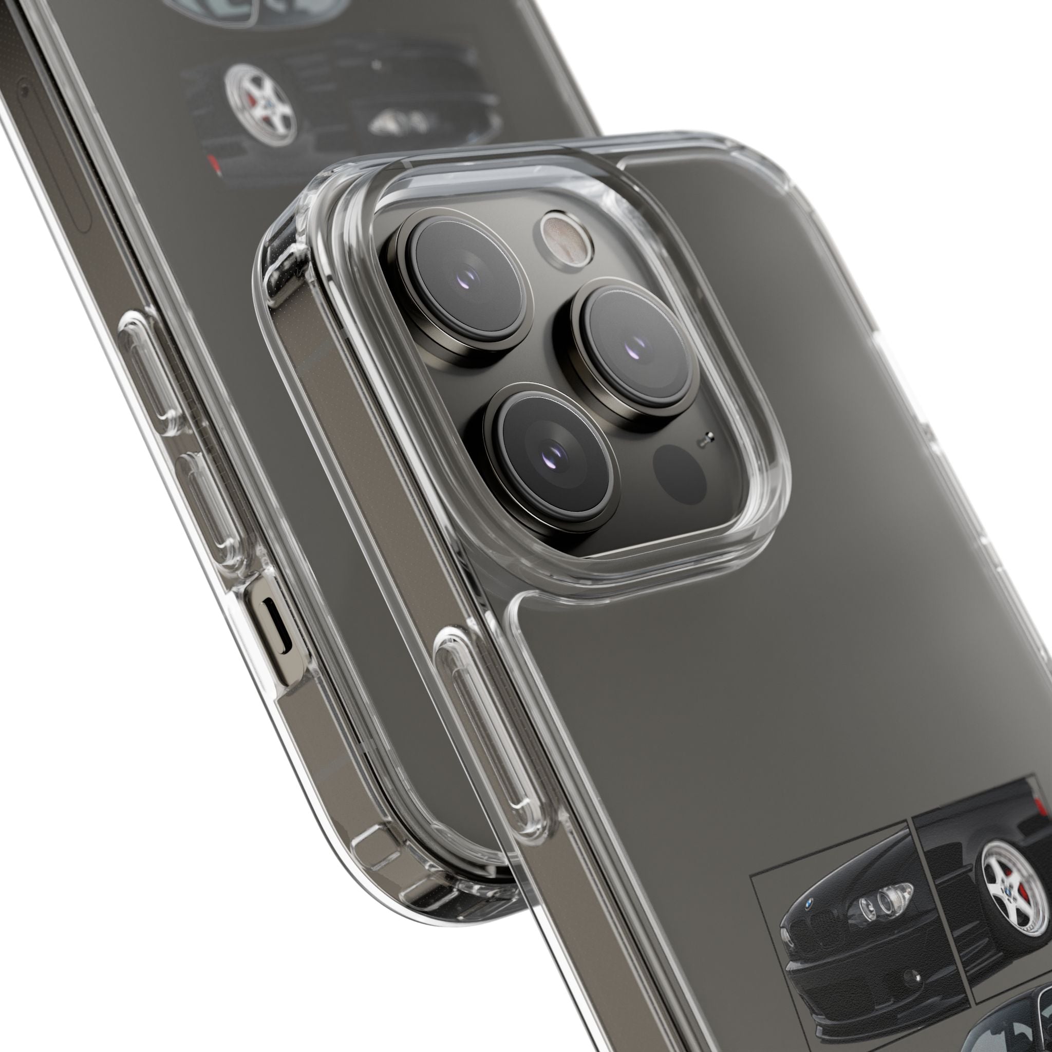 BLACK BMW E46 PHONED CASES