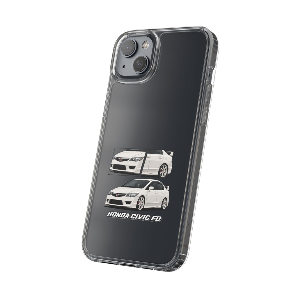 WHITE CIVIC FD PHONE CASES
