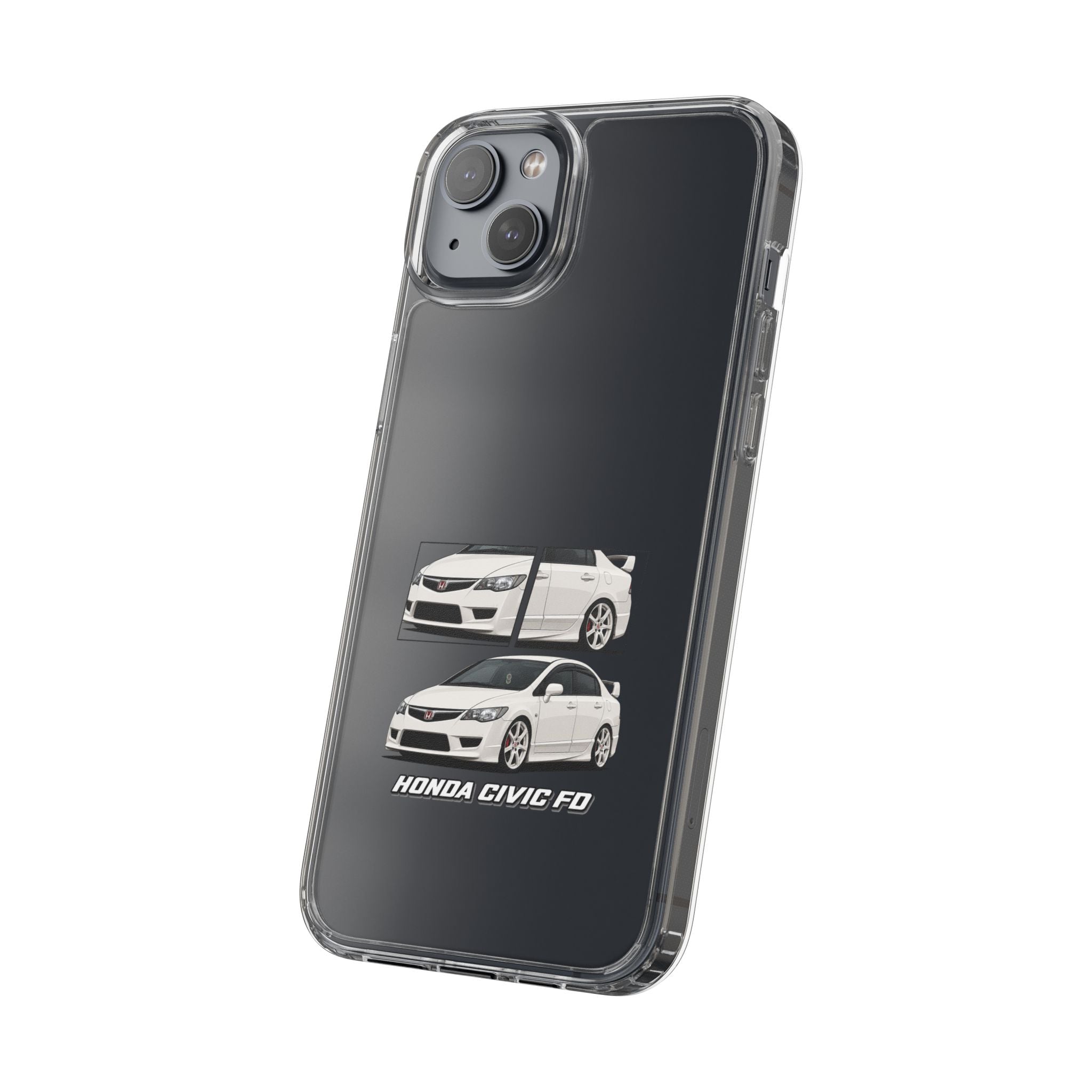 WHITE CIVIC FD PHONE CASES