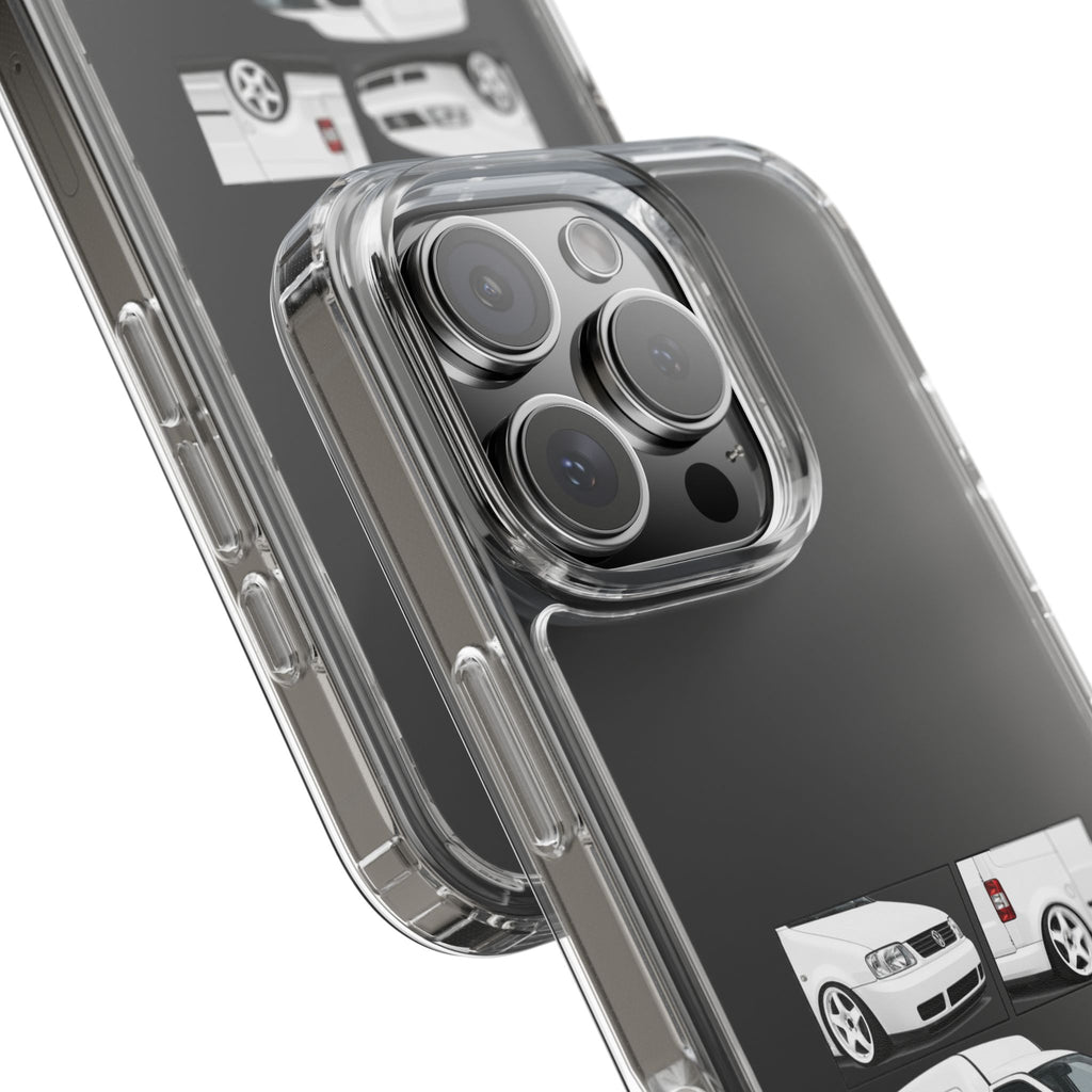 WHITE VW CADDY PHONE CASES