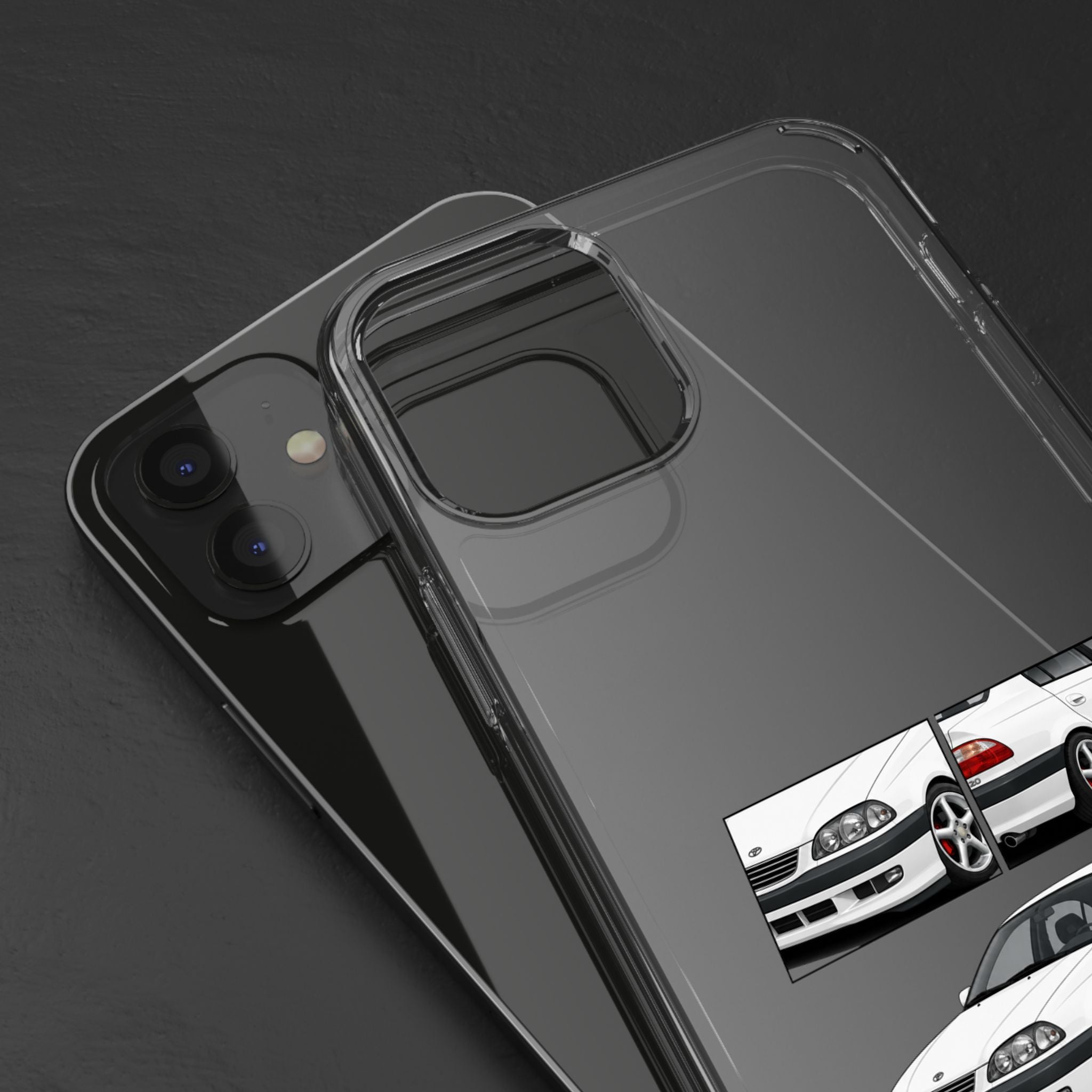 WHITE TOYOTA AVENSIS PHONE CASES