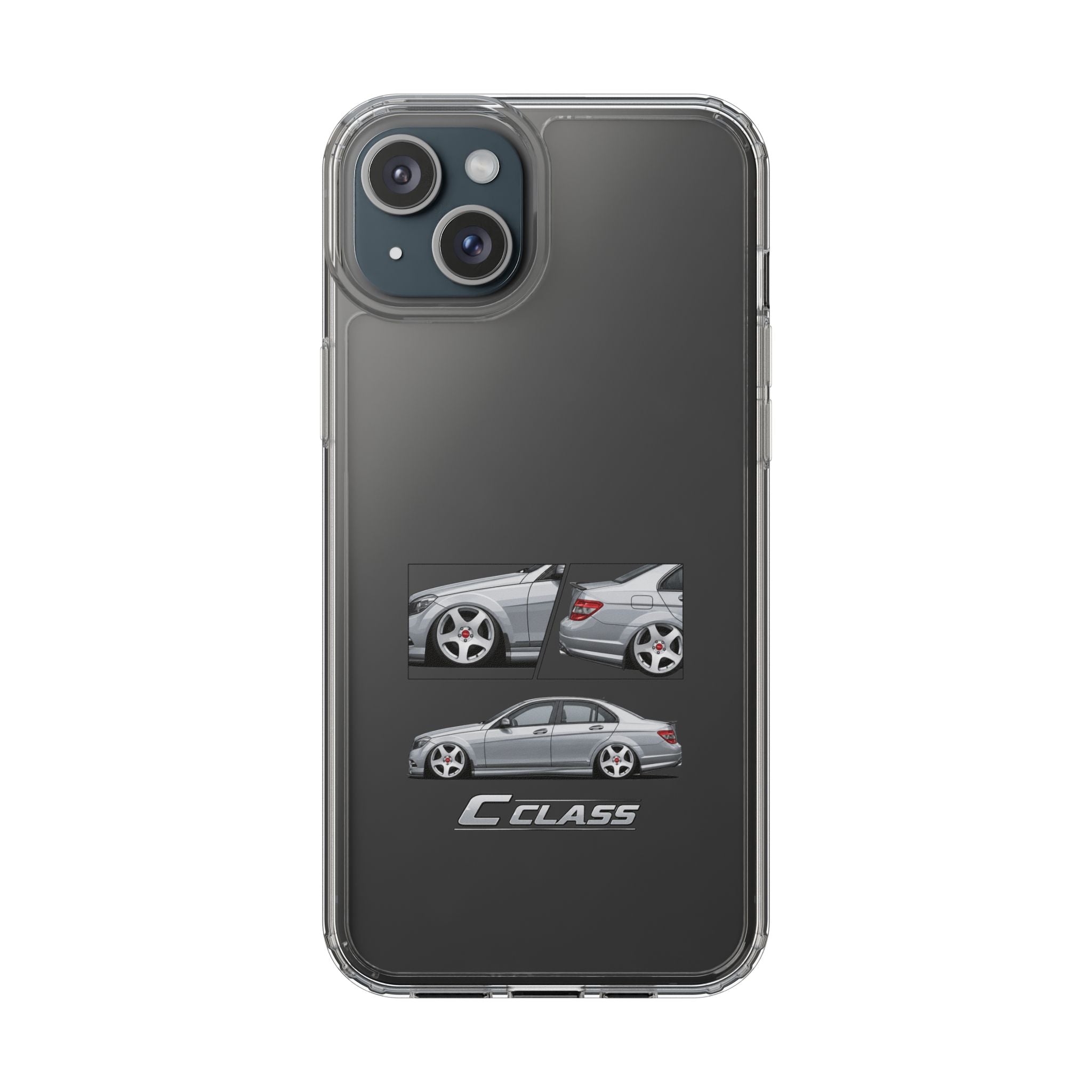 SILVER MERC C-CLASS PHONE CASES