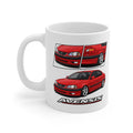 RED TOYOTA AVENSIS MUG