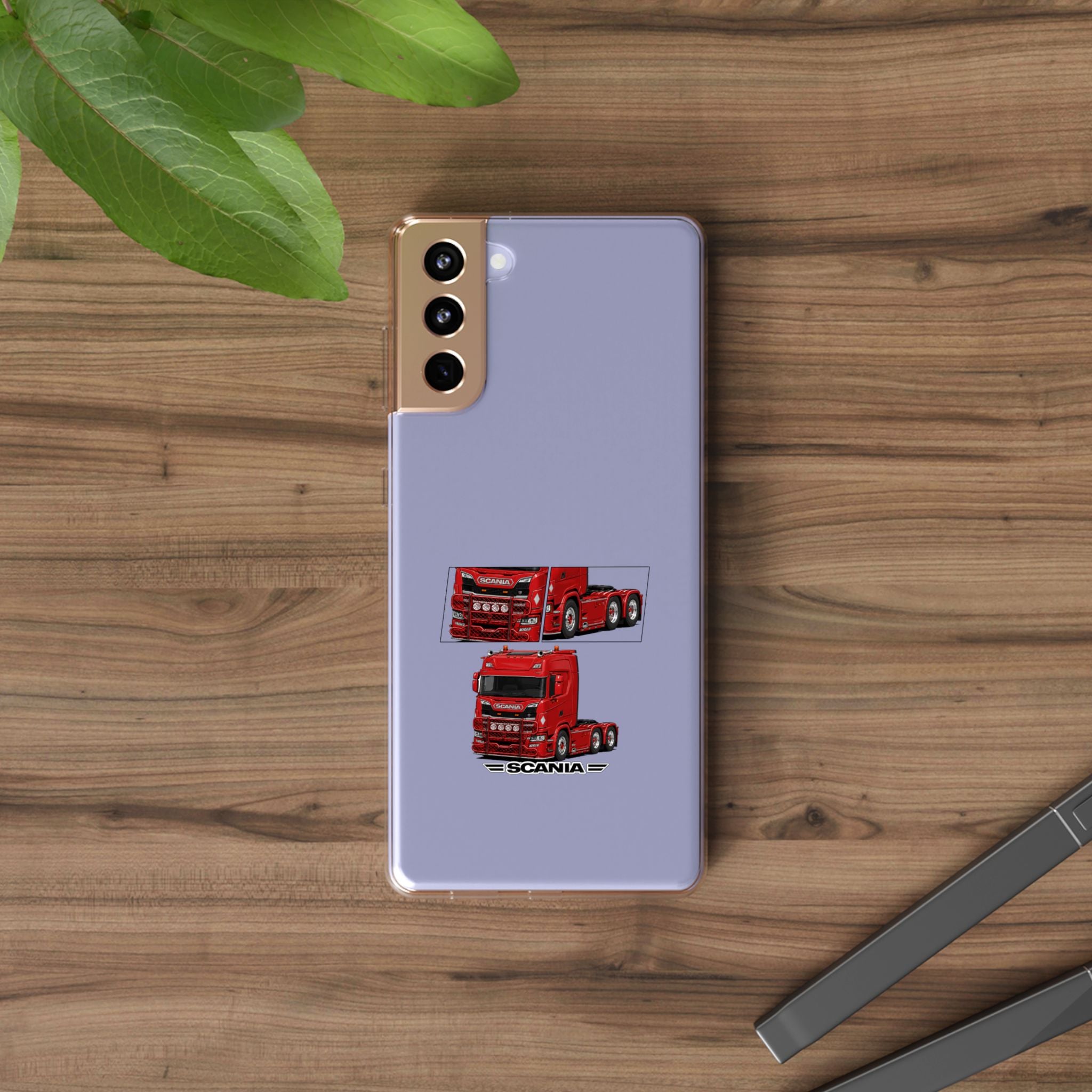 RED SCANIA S-SERIES PHONE CASES
