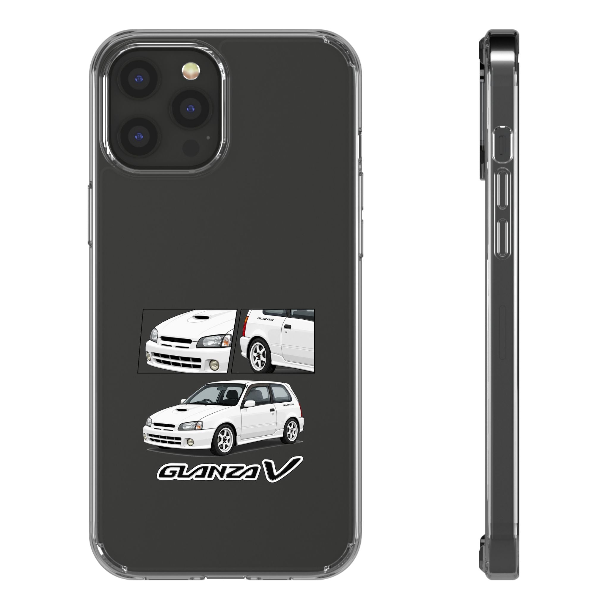 WHITE TOYOTA GLANZA PHONE CASES