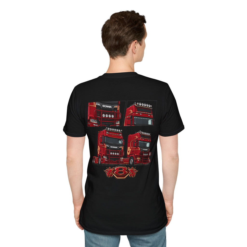 2 RED SCANIA S-SERIES T-SHIRT