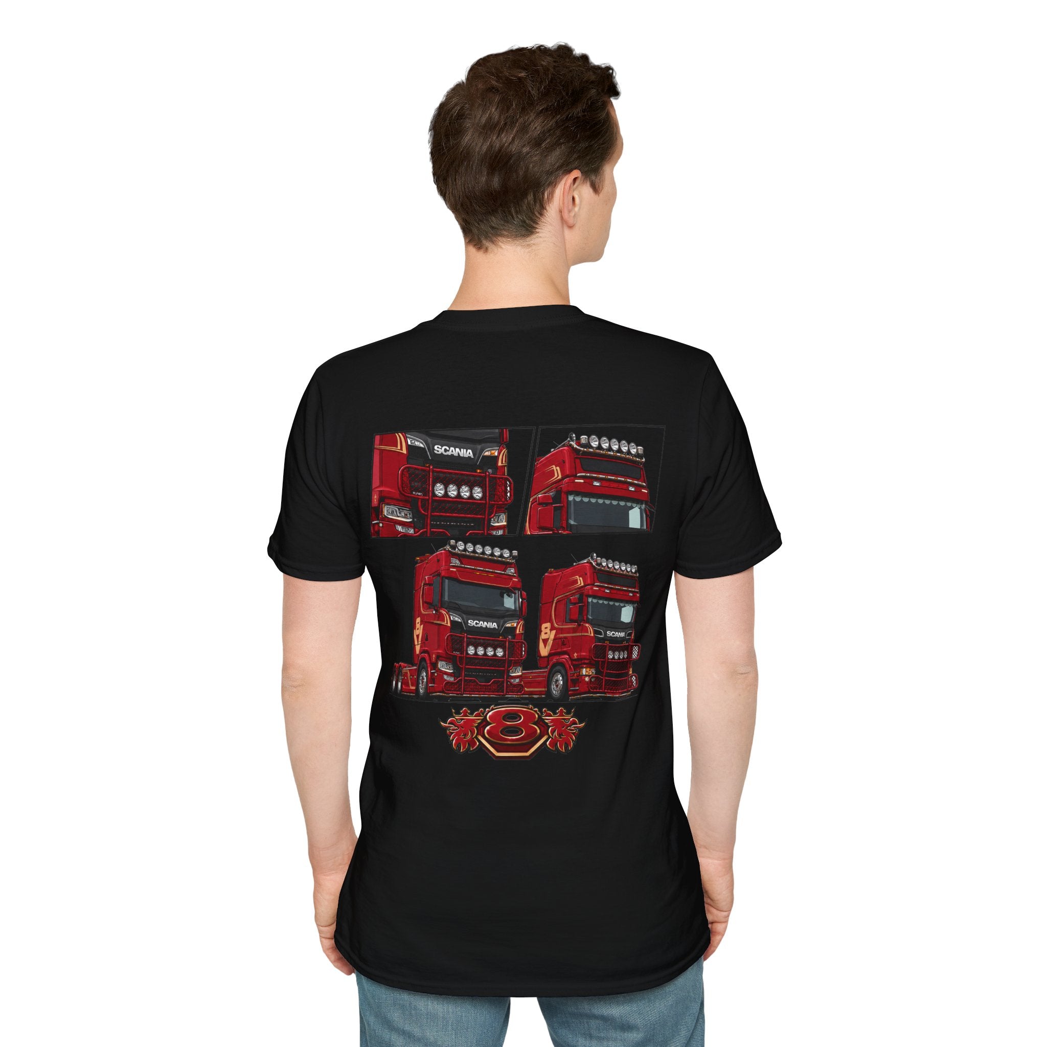 2 RED SCANIA S-SERIES T-SHIRT