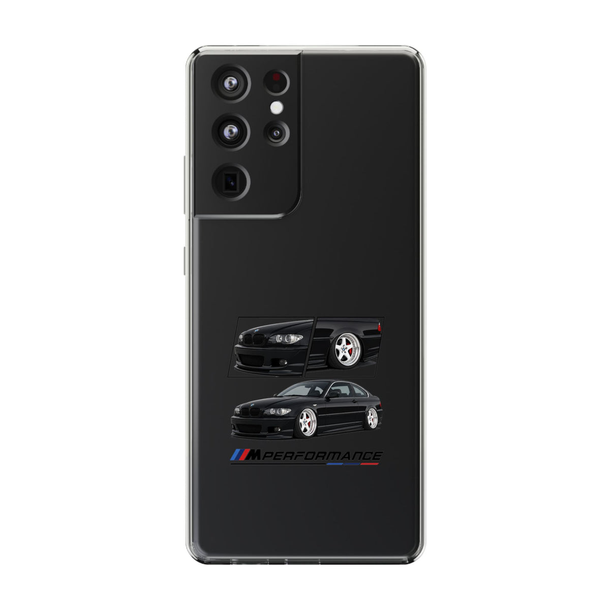 BLACK BMW E46 PHONE CASES