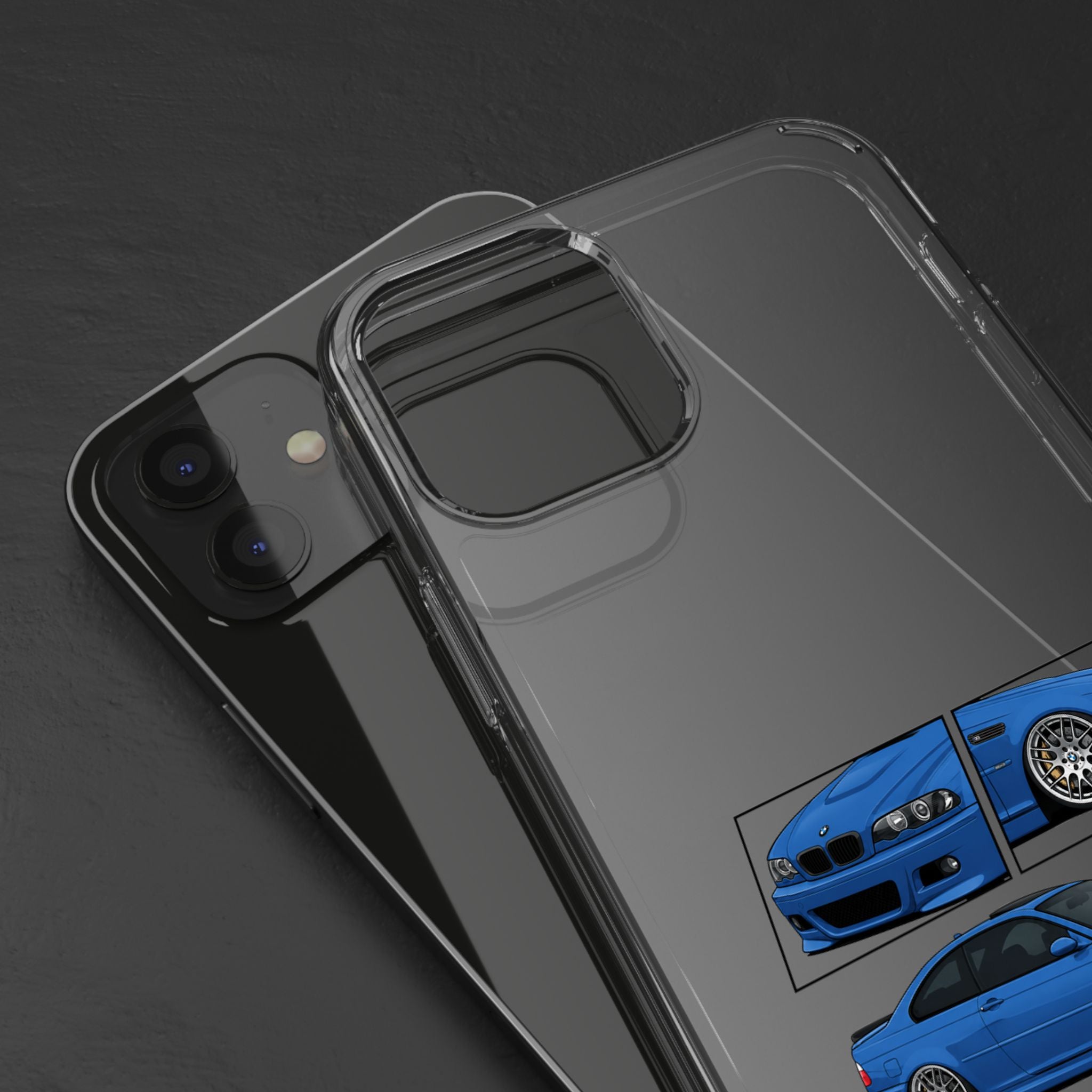 BLUE E46 M3 PHONE CASES