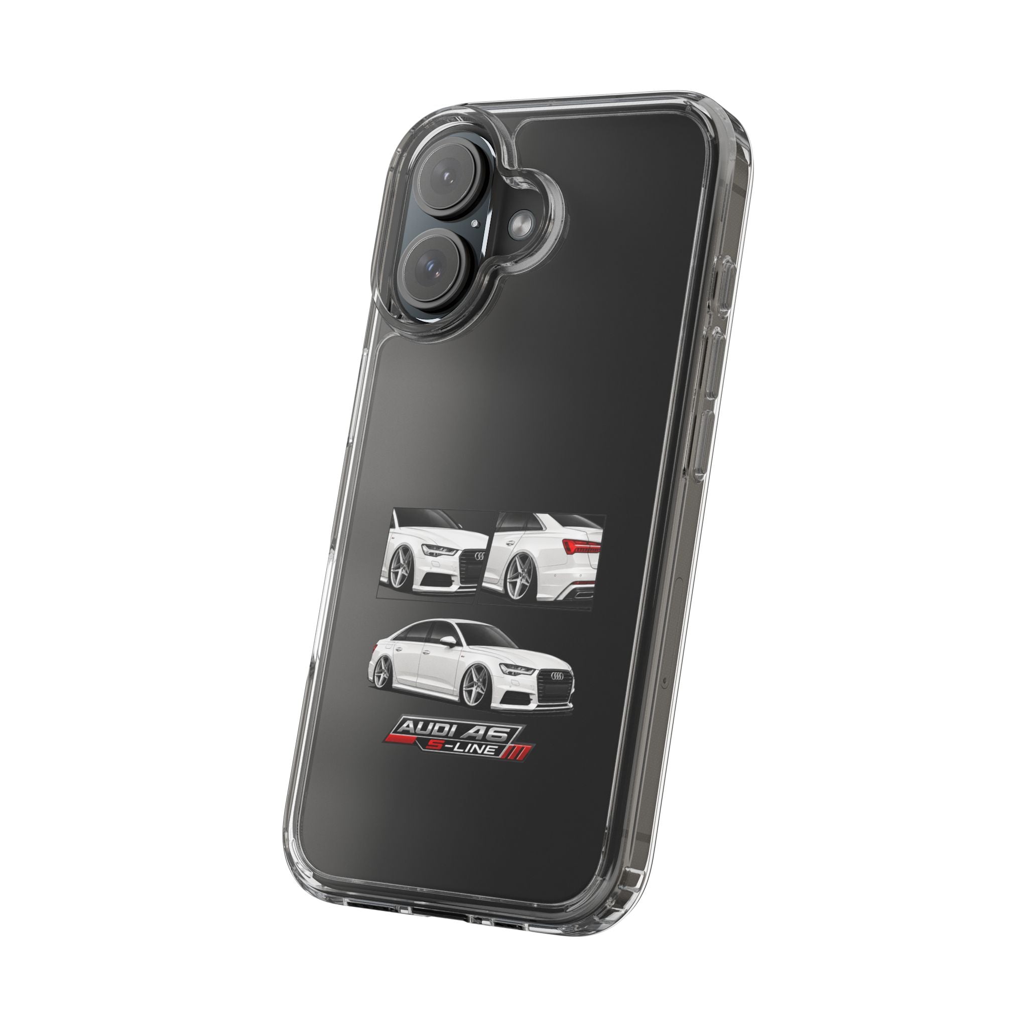 WHITE AUDI A6 PHONE CASES