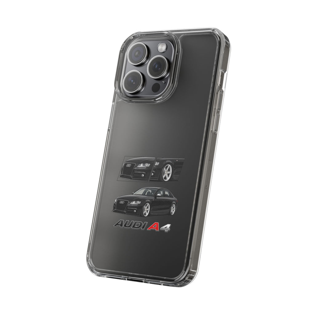 BLACK B8 AUDI A4 PHONE CASES