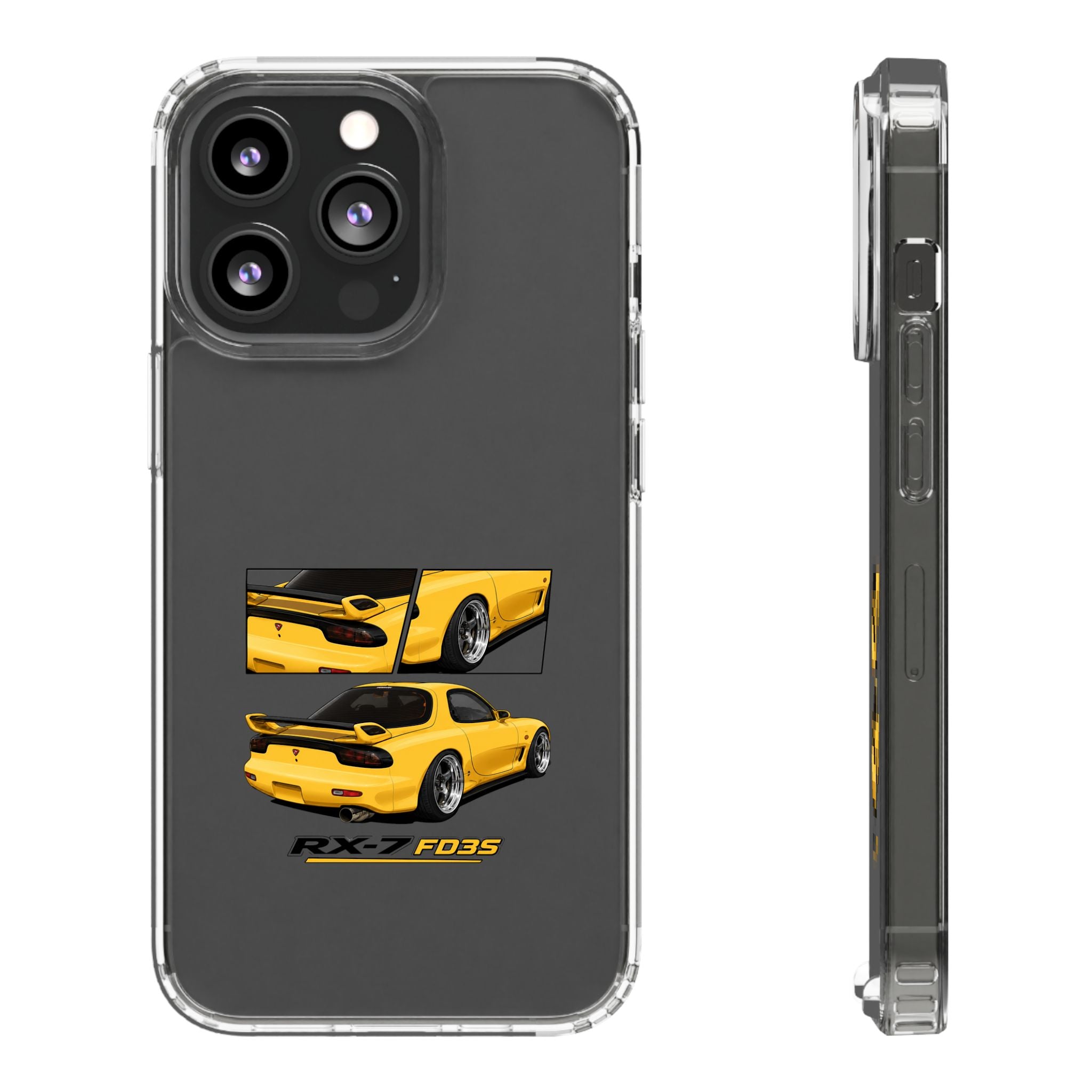 YELLOW MAZDA RX7 PHONE CASES