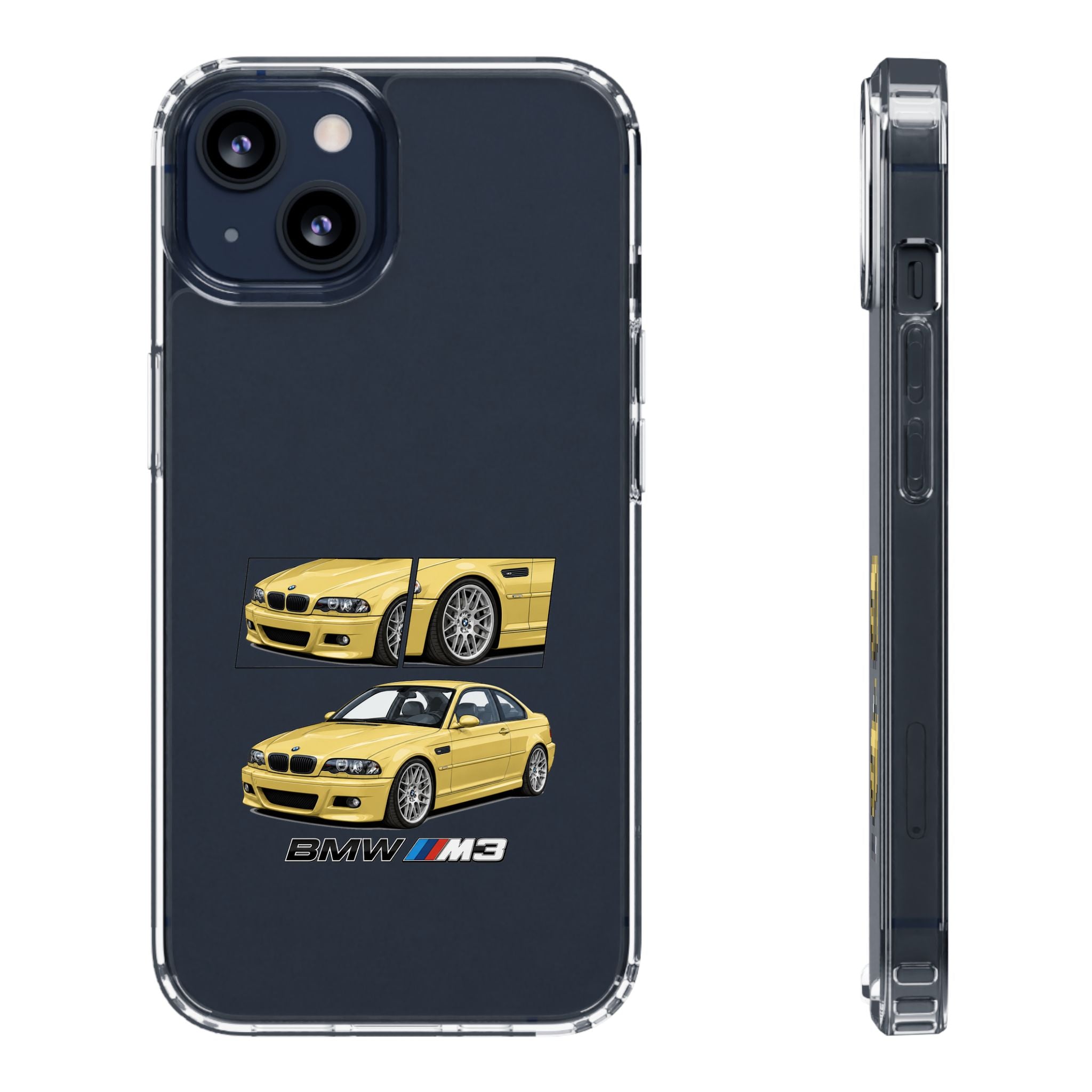 YELLOW BMW E46 PHONE CASES