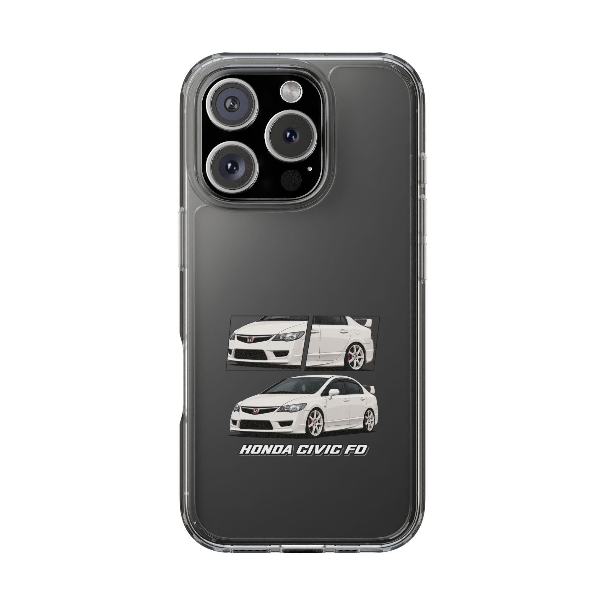 WHITE CIVIC FD PHONE CASES