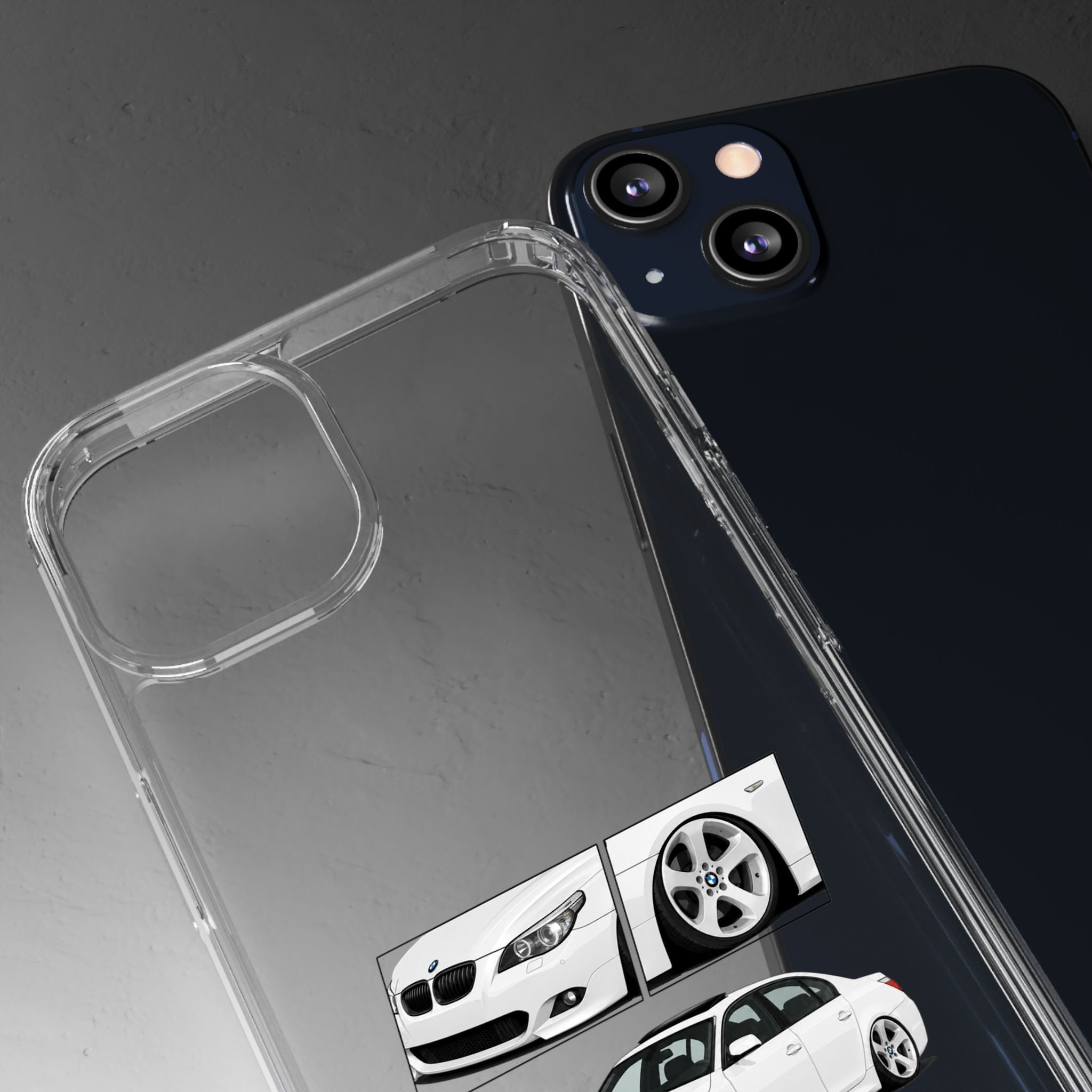 WHITE E60 PHONE CASES