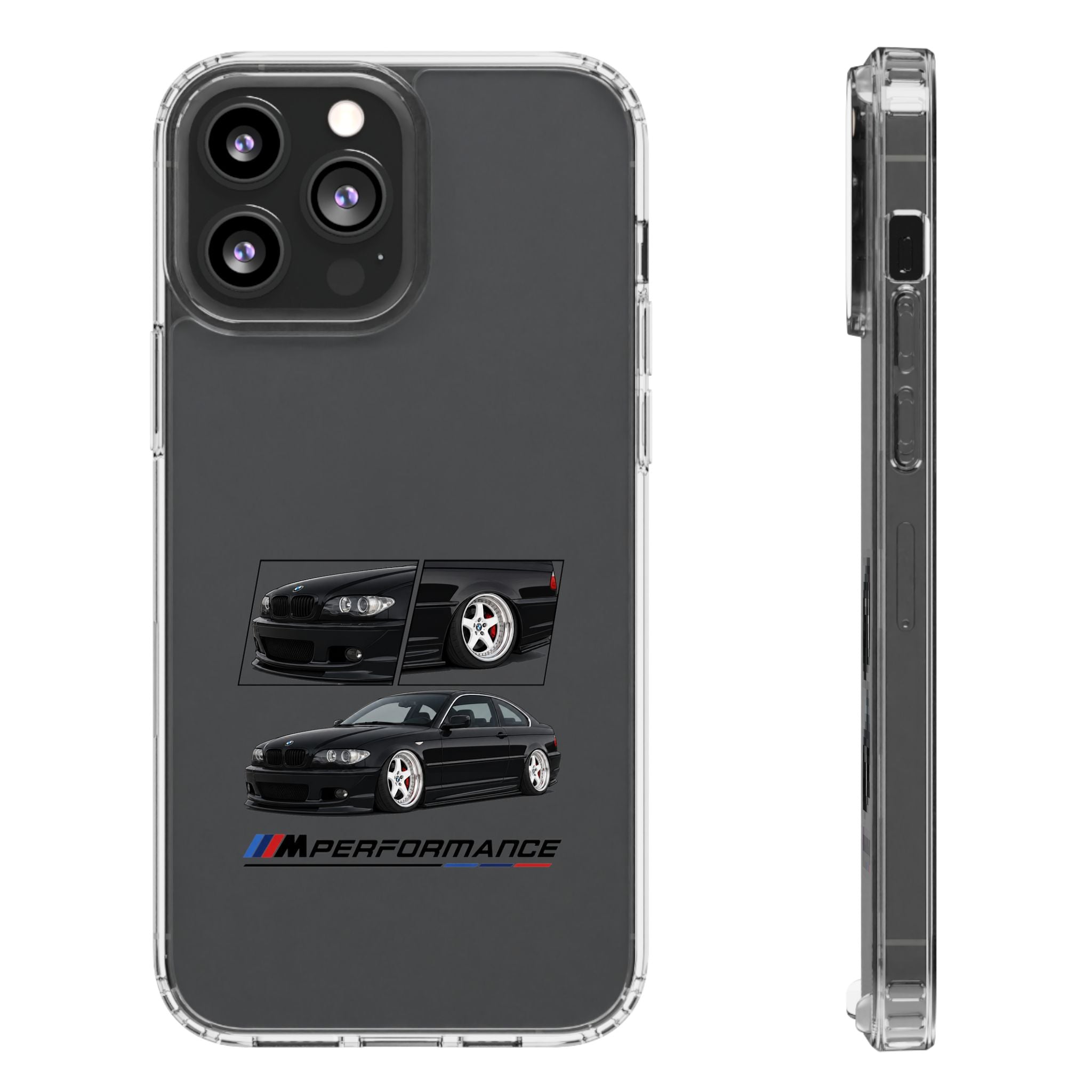 BLACK BMW E46 PHONE CASES