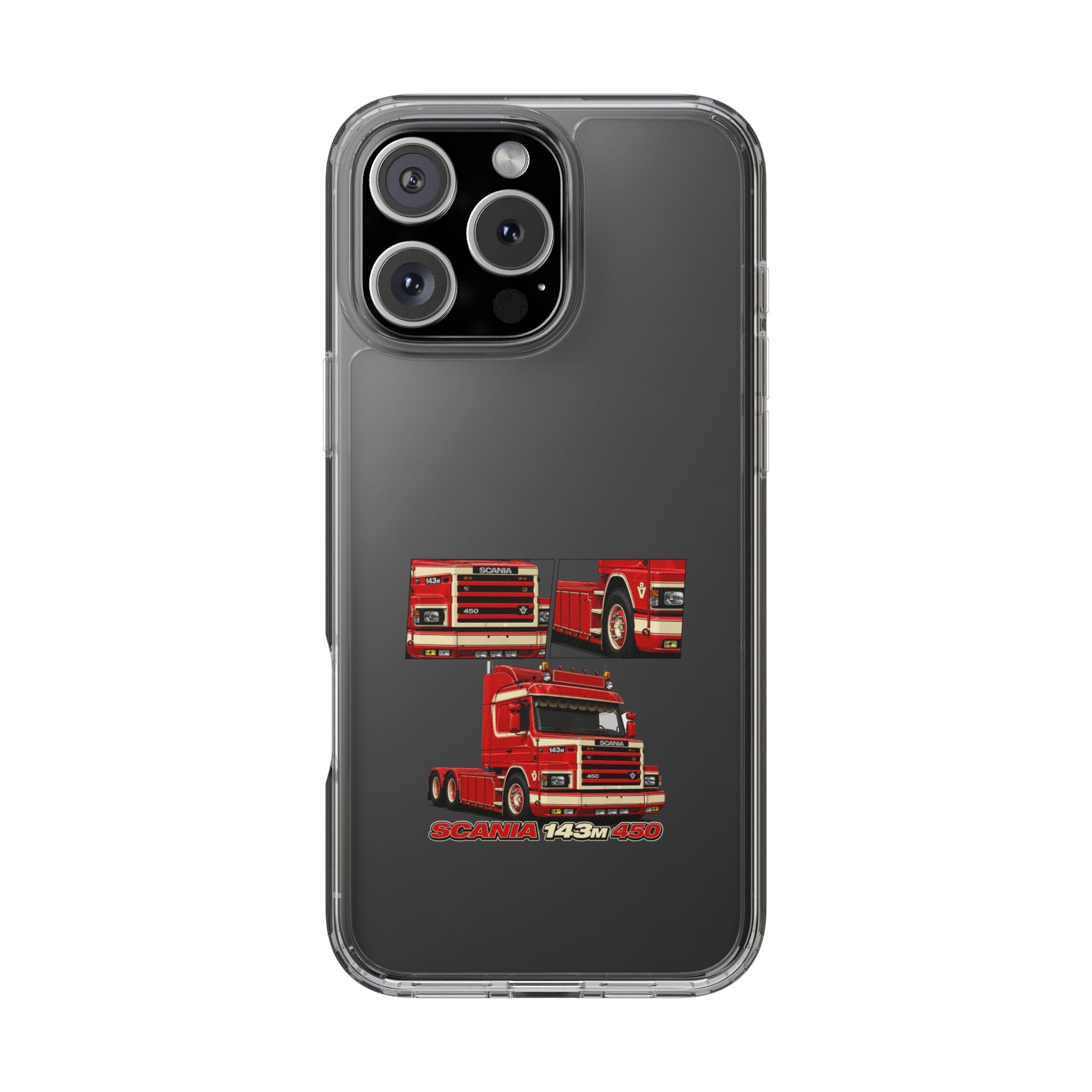 RED SCANIA 450 143M PHONE CASES