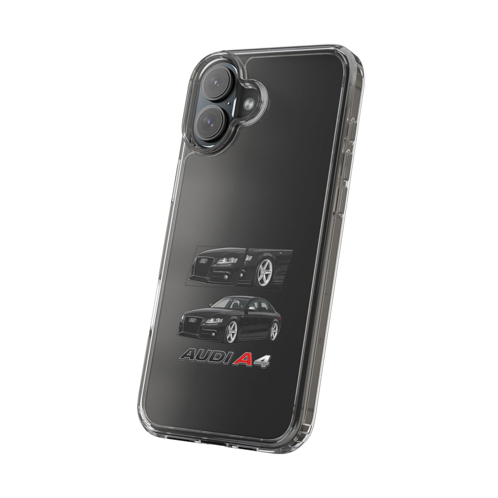 BLACK B8 AUDI A4 PHONE CASES