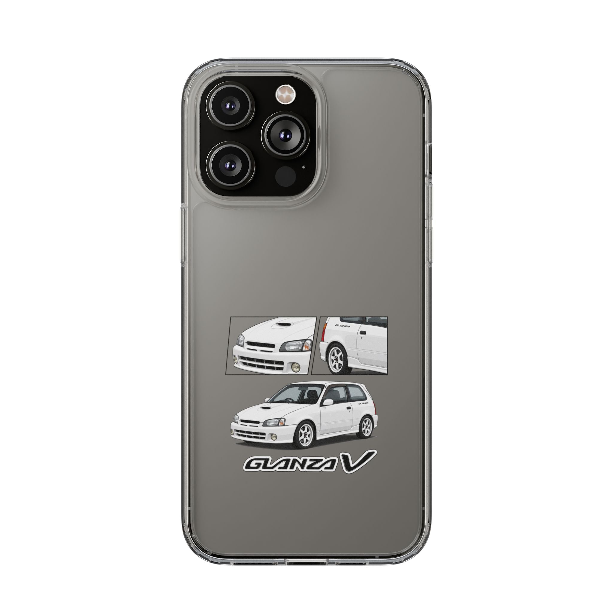 WHITE TOYOTA GLANZA PHONE CASES