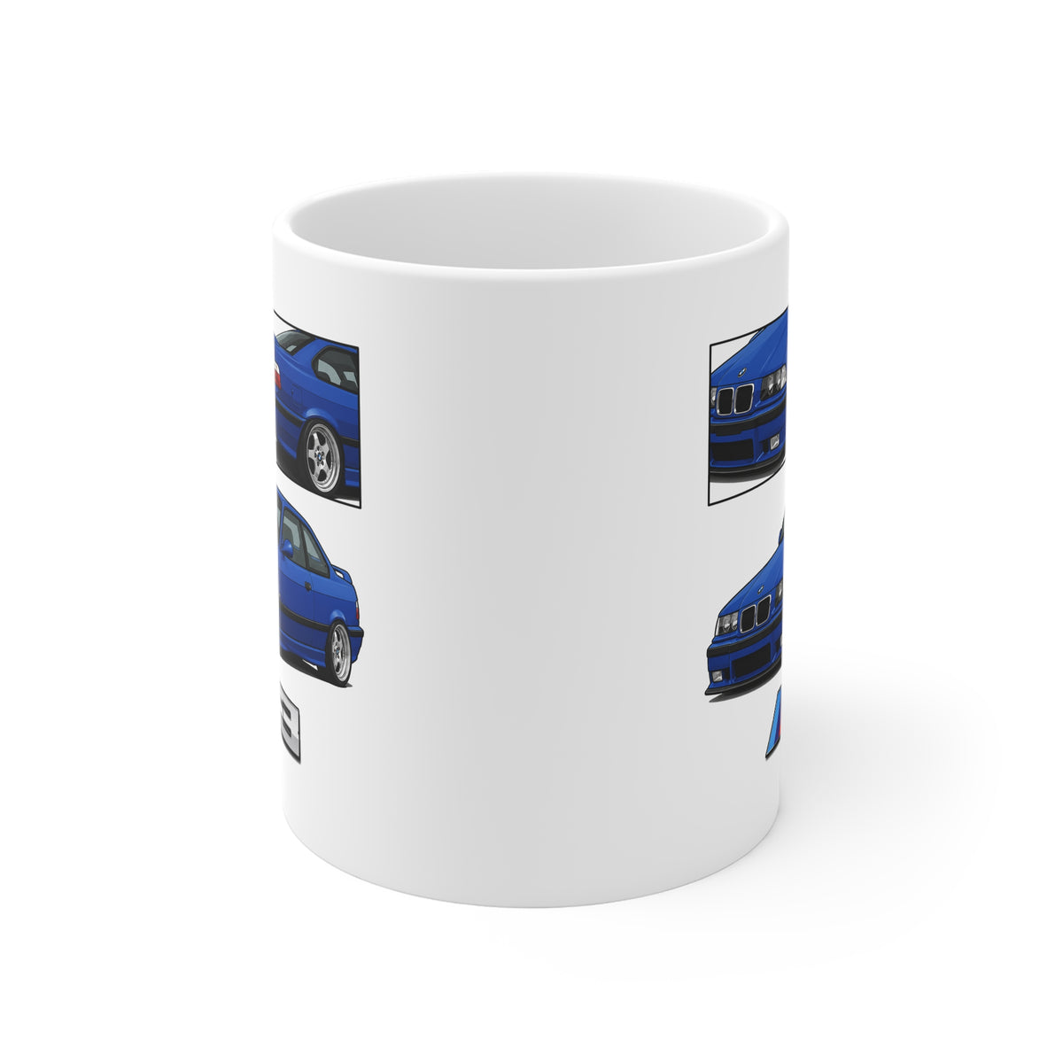 BLUE BMW M3 E36 MUG