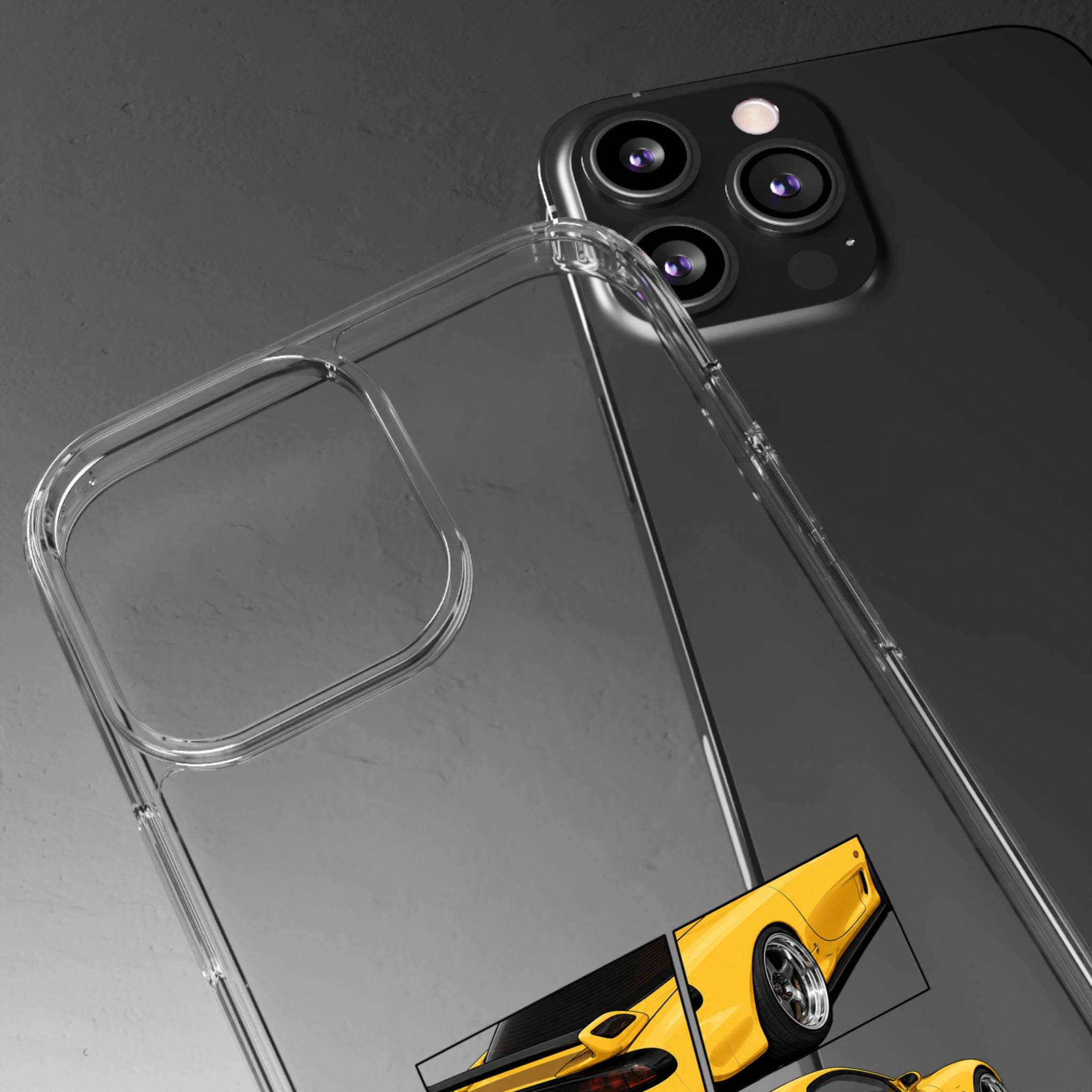 YELLOW MAZDA RX7 PHONE CASES
