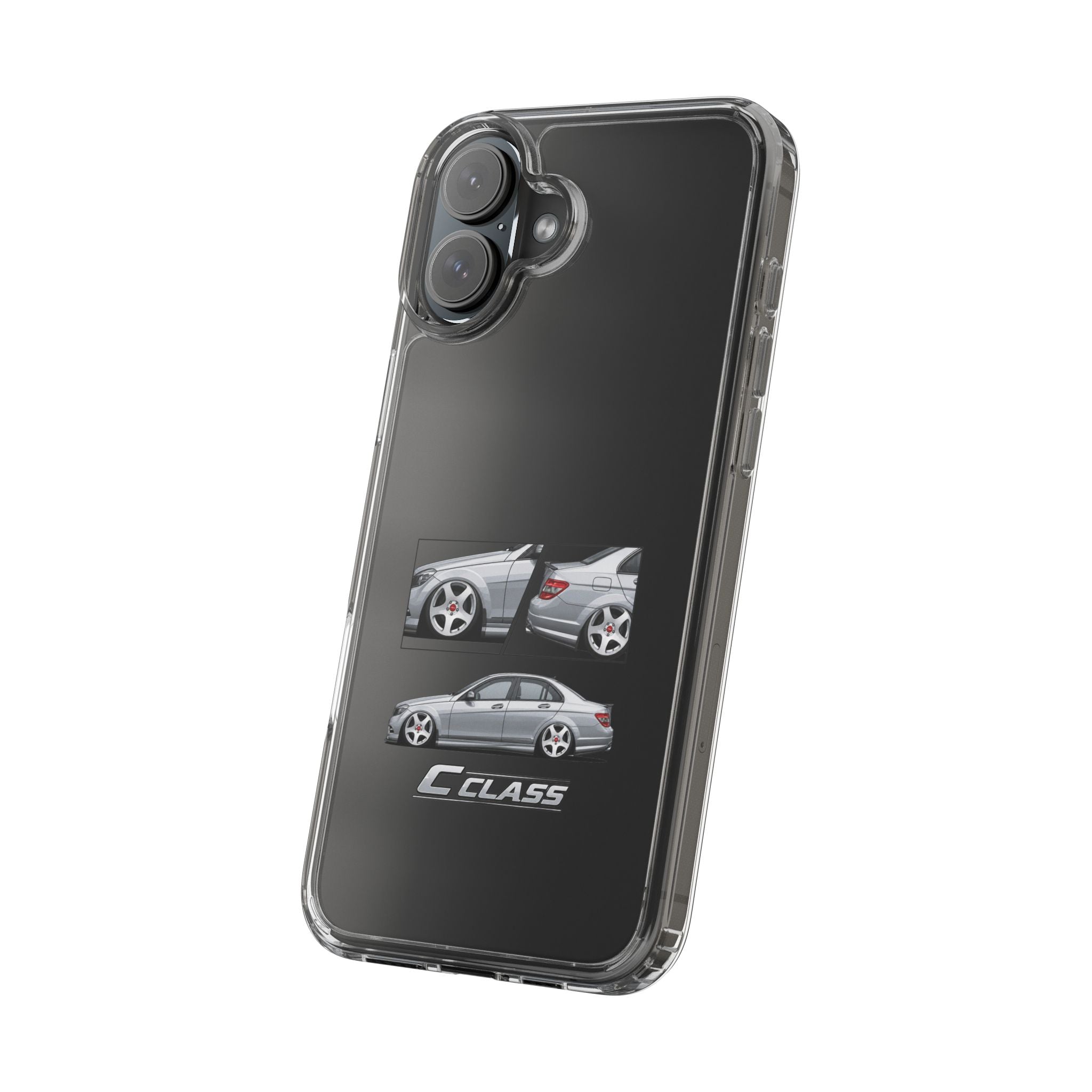 SILVER MERC C-CLASS PHONE CASES
