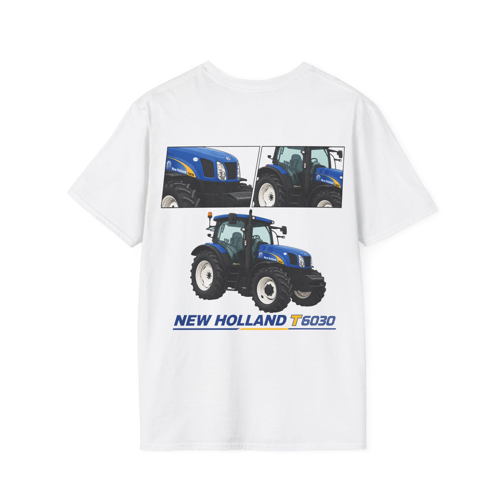 BLUE NEW HOLLAND T6030 T-SHIRTS