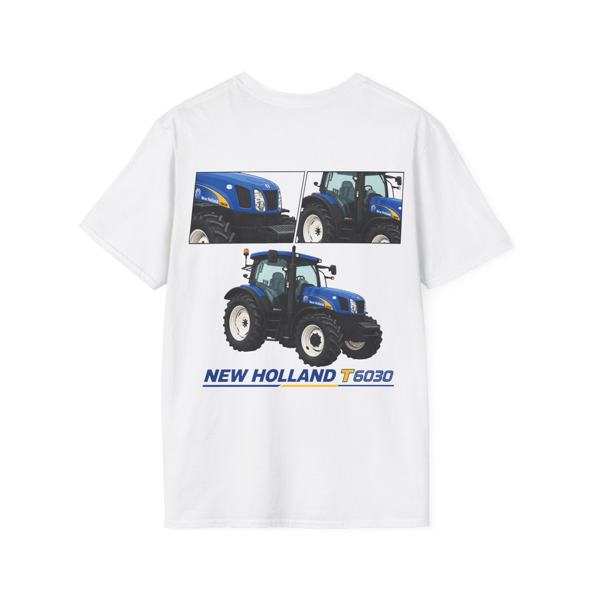 BLUE NEW HOLLAND T6030 T-SHIRTS