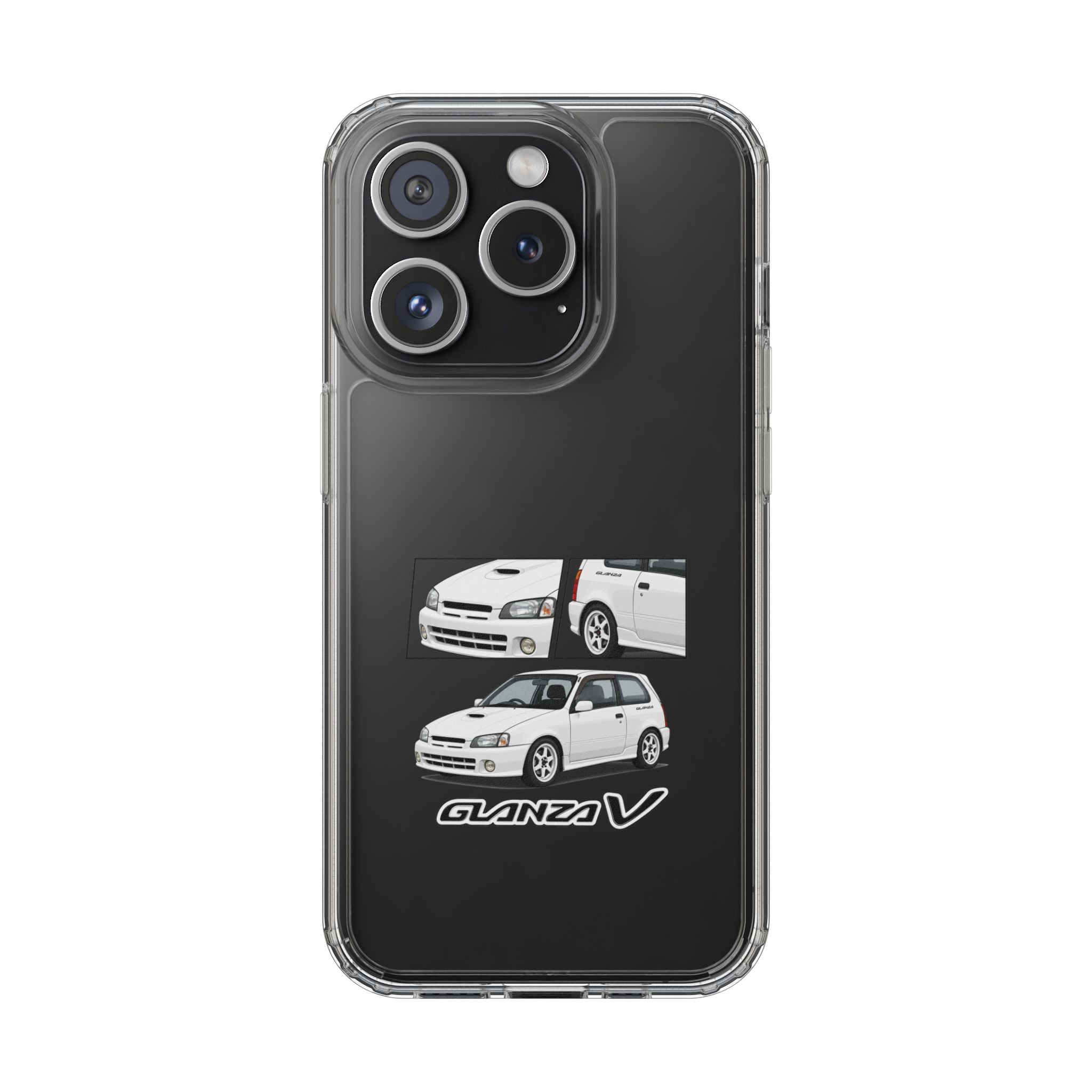 WHITE TOYOTA GLANZA PHONE CASES
