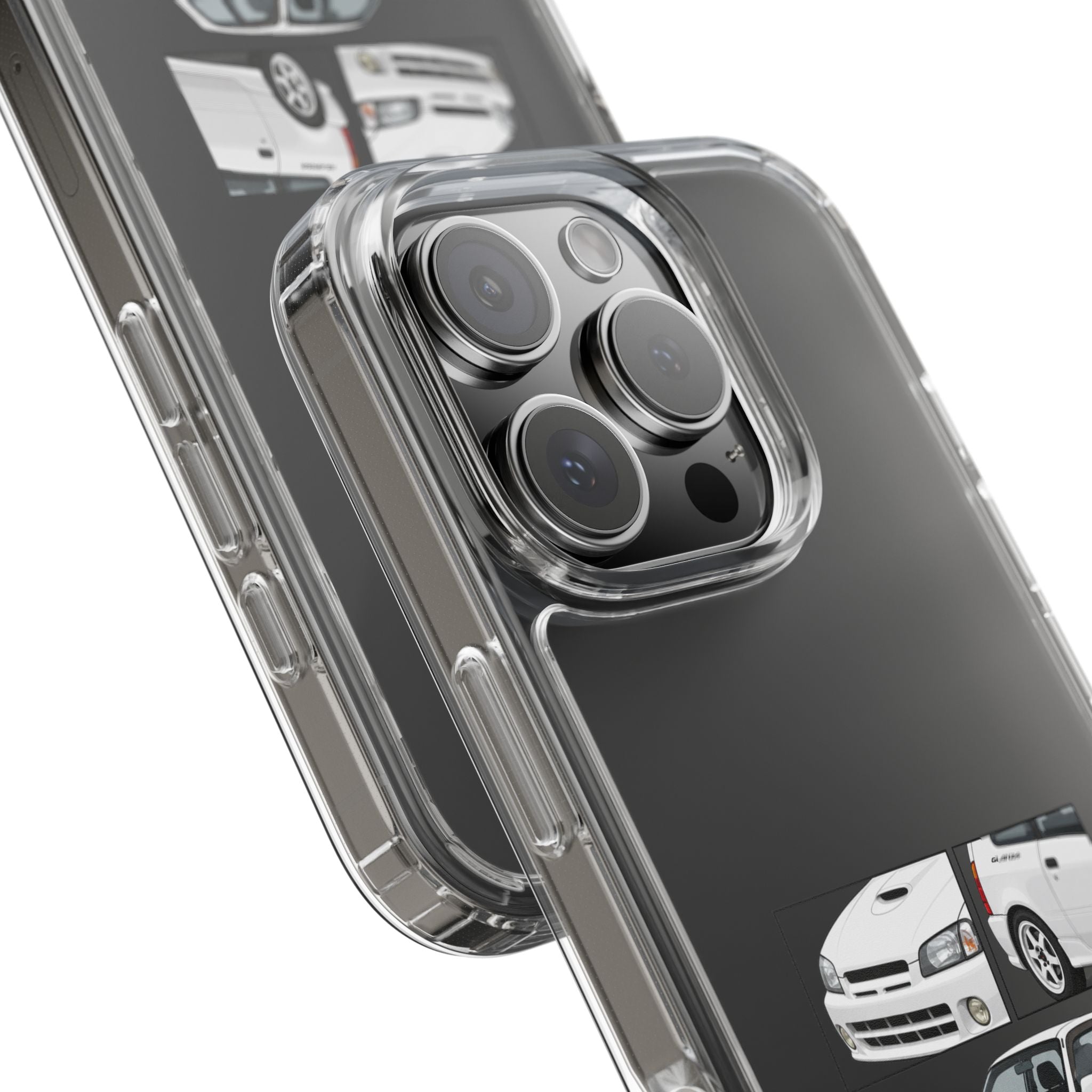 WHITE TOYOTA GLANZA PHONE CASES