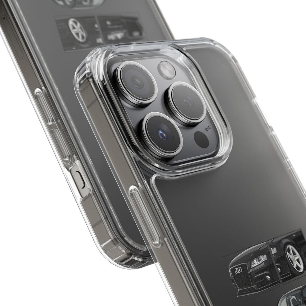 BLACK B8 AUDI A4 PHONE CASES