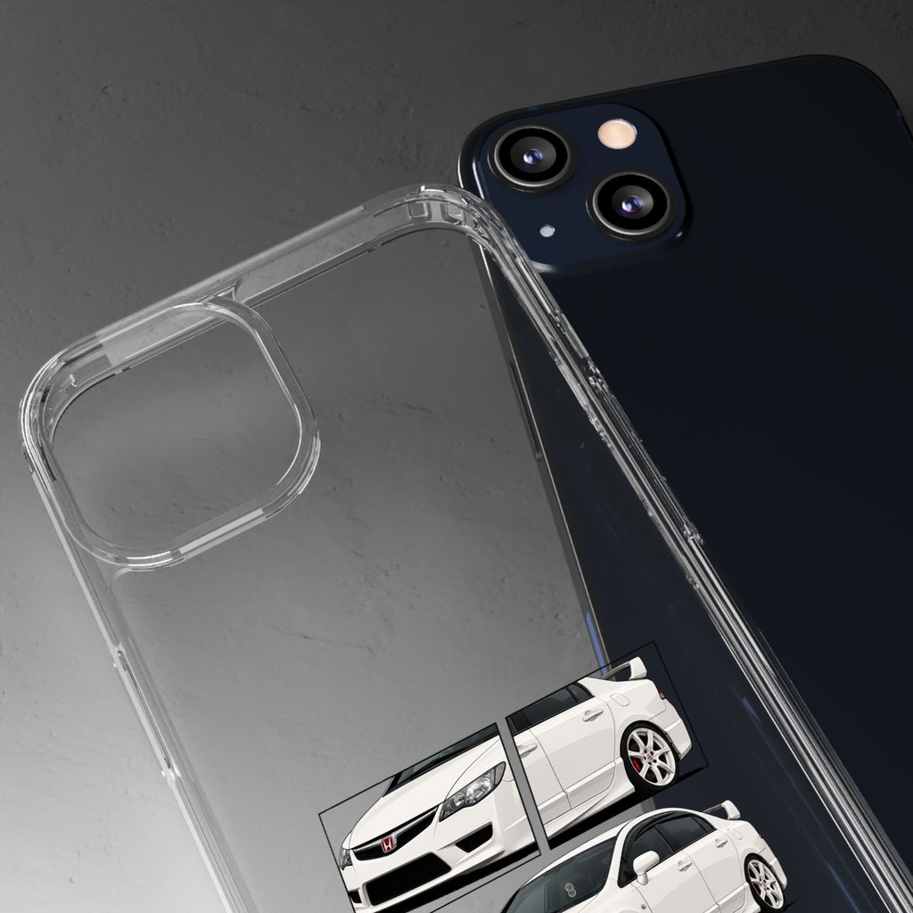 WHITE CIVIC FD PHONE CASES