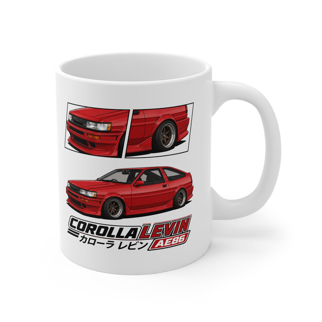 RED AE86 LEVIN MUG