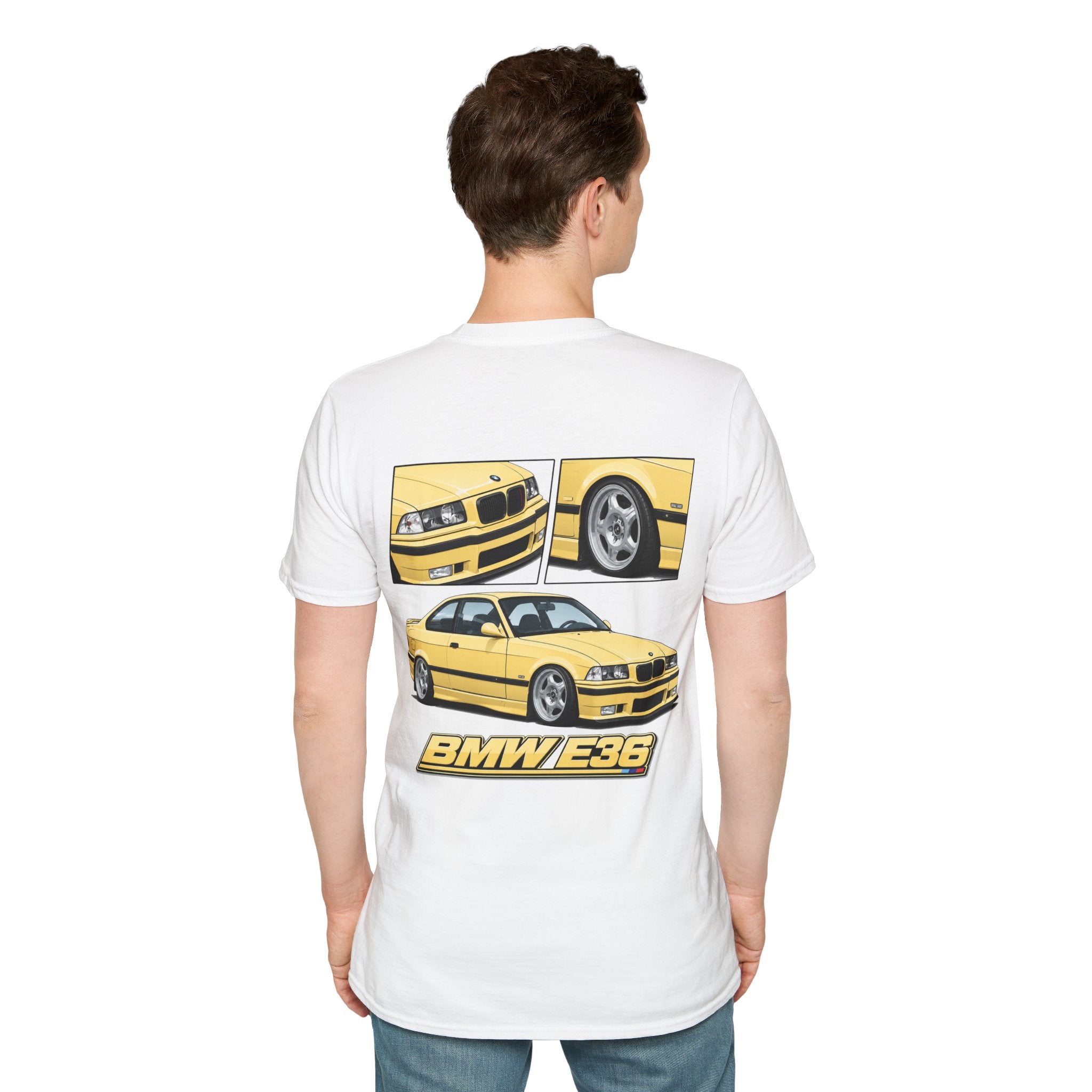 YELLOW BMW E36 T-SHIRT