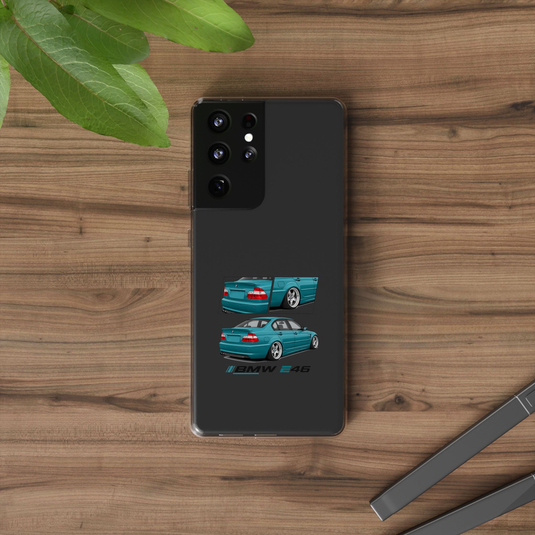 TURQUOISE BMW E46 PHONE CASES
