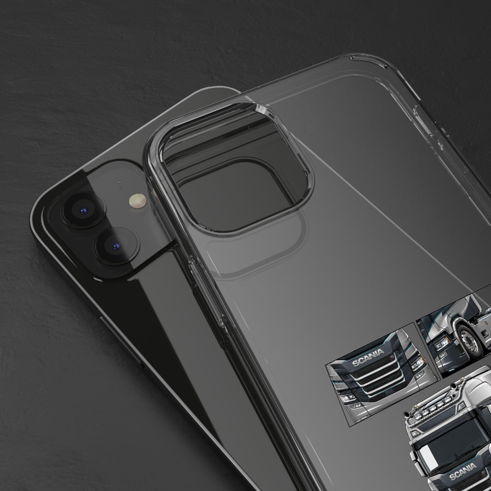 GREY SILVER SCANIA S-SERIES PHONE CASES