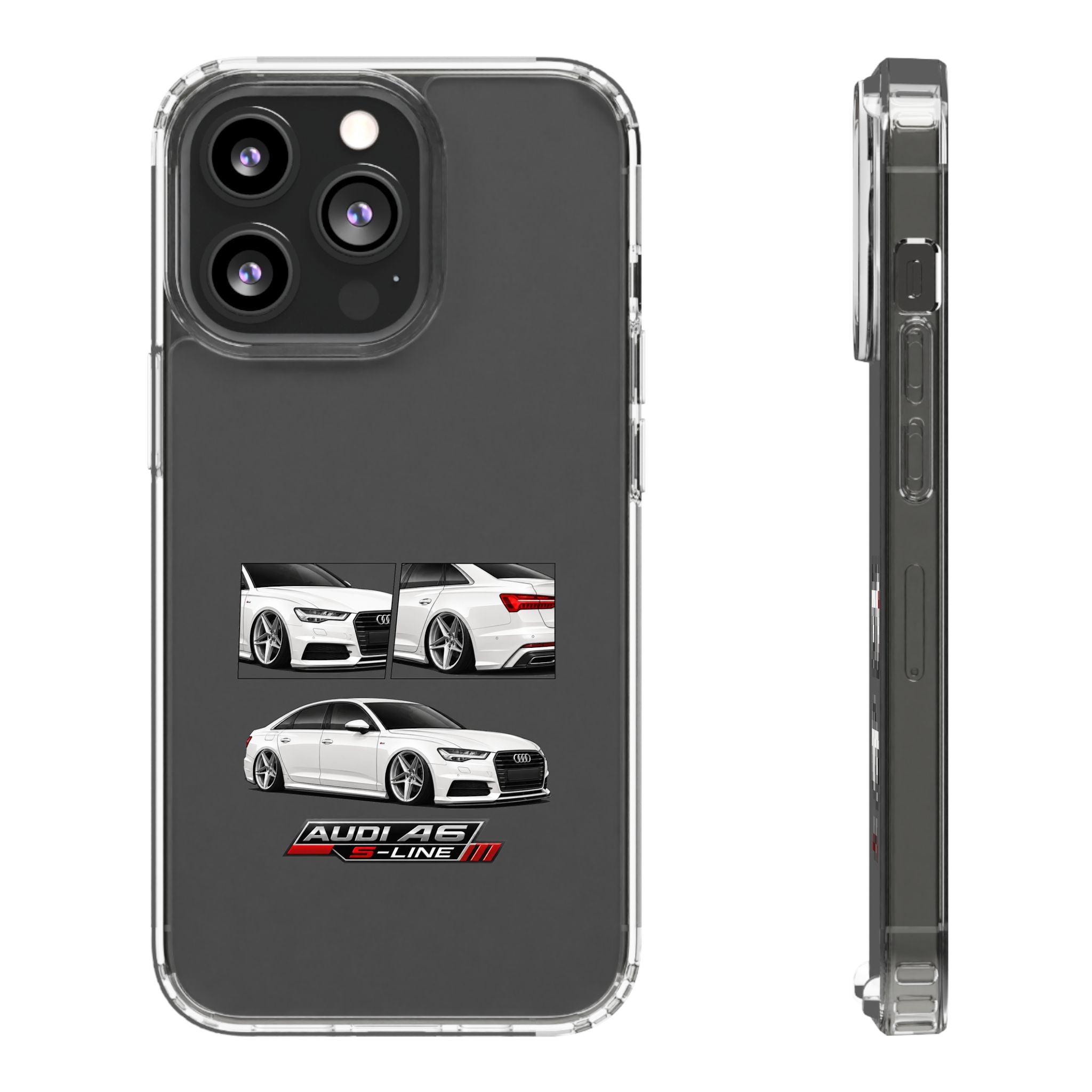 WHITE AUDI A6 PHONE CASES