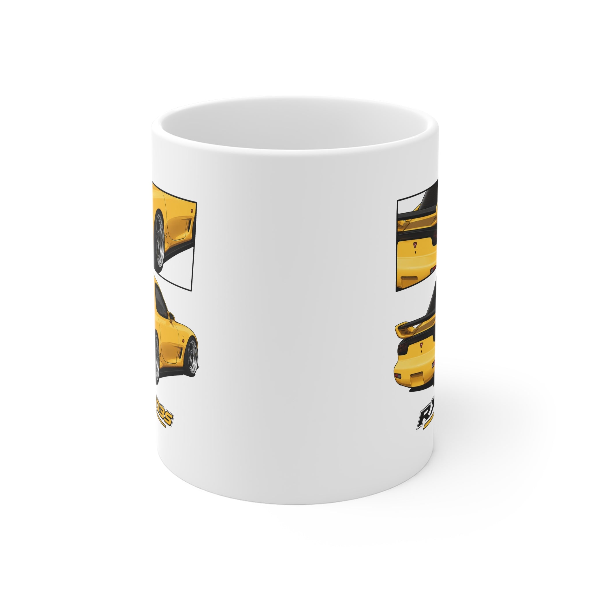 YELLOW MAZDA RX7