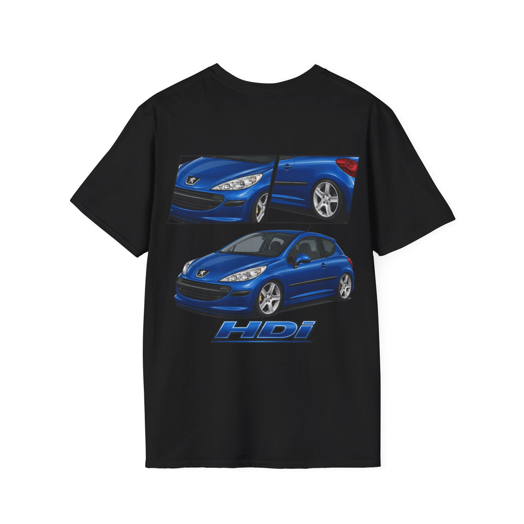 BLUE PEUGEOT 207 T-SHIRT