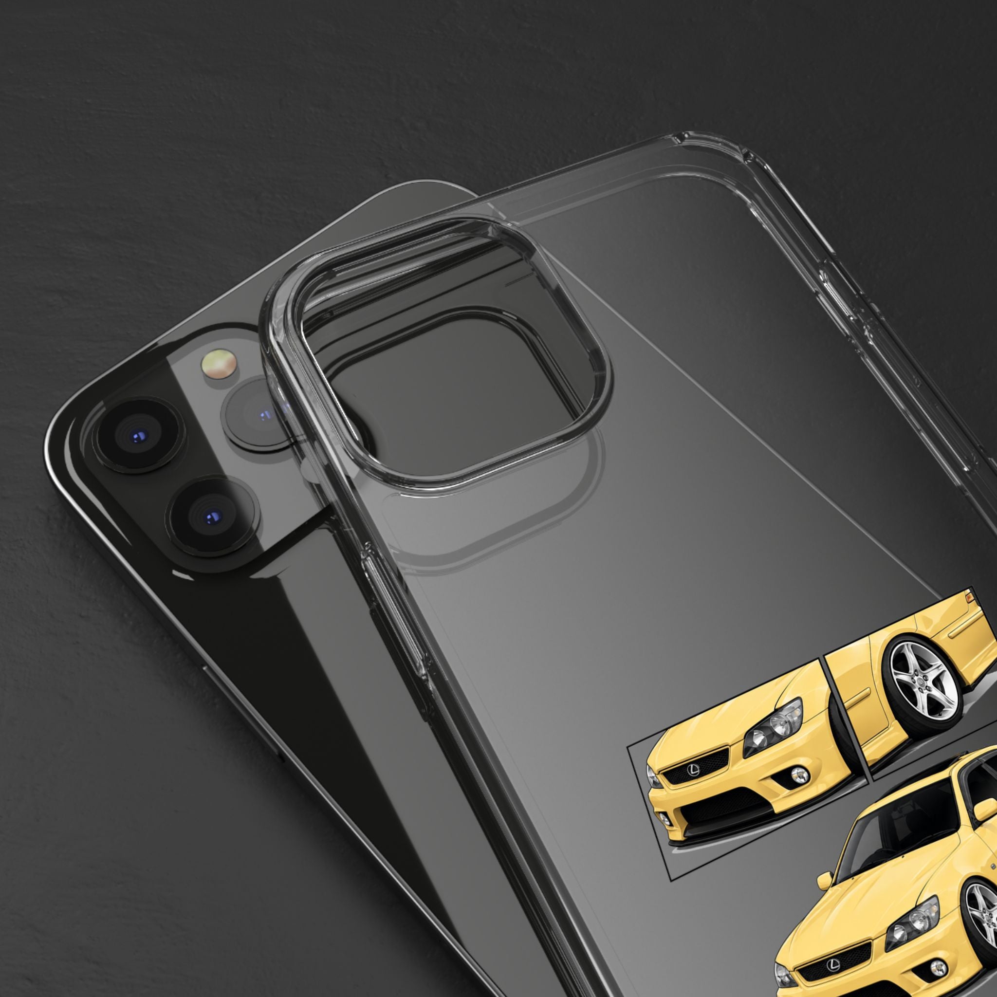 YELLOW LEXUS IS200 PHONE CASES